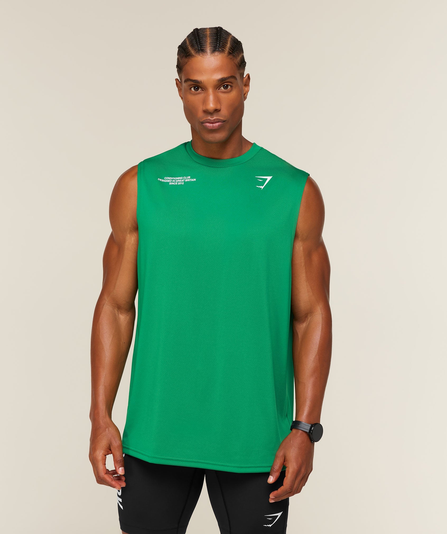 Gymshark Conditioning Club Tank 'Track Green White'