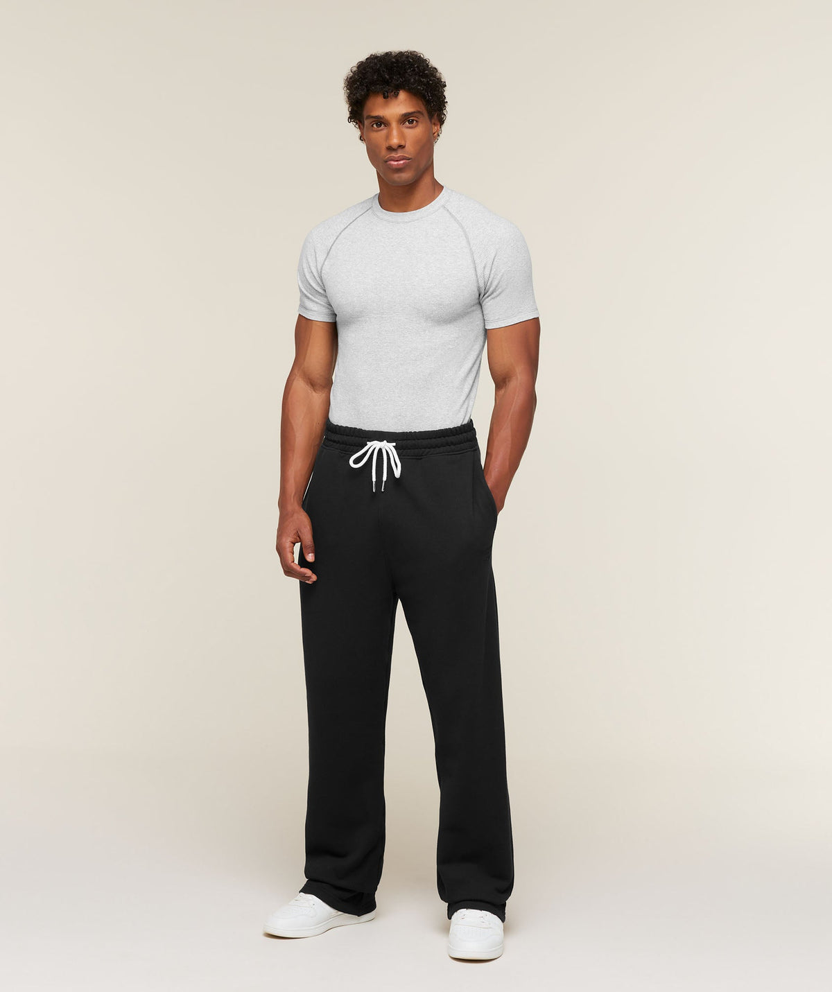Gymshark Cotton Seamless T-Shirt 'Danx Soft Grey Marl'