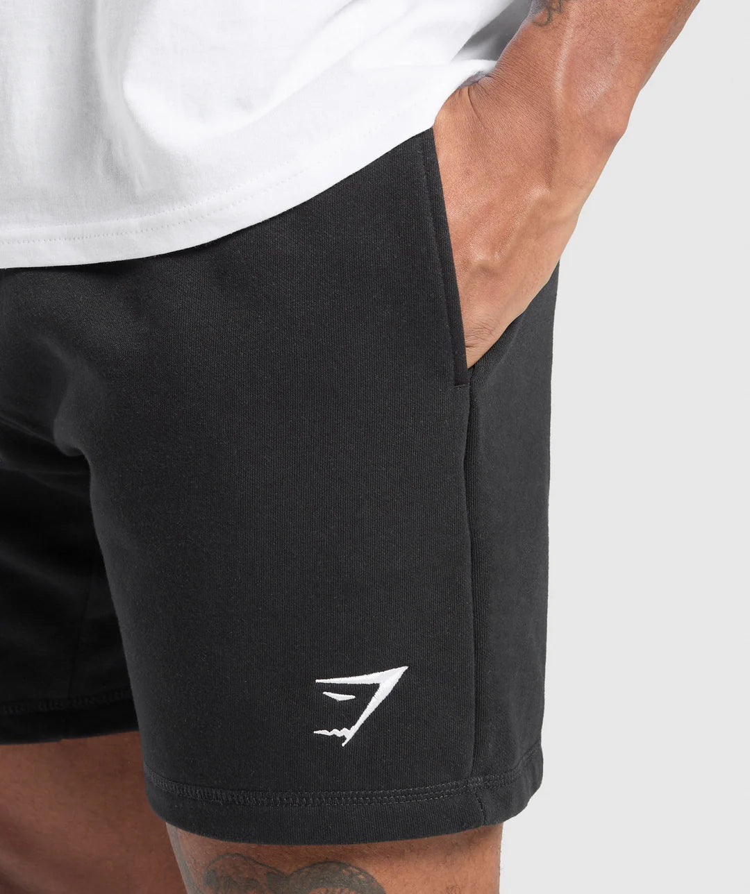 Gymshark Crest Shorts 'Black'