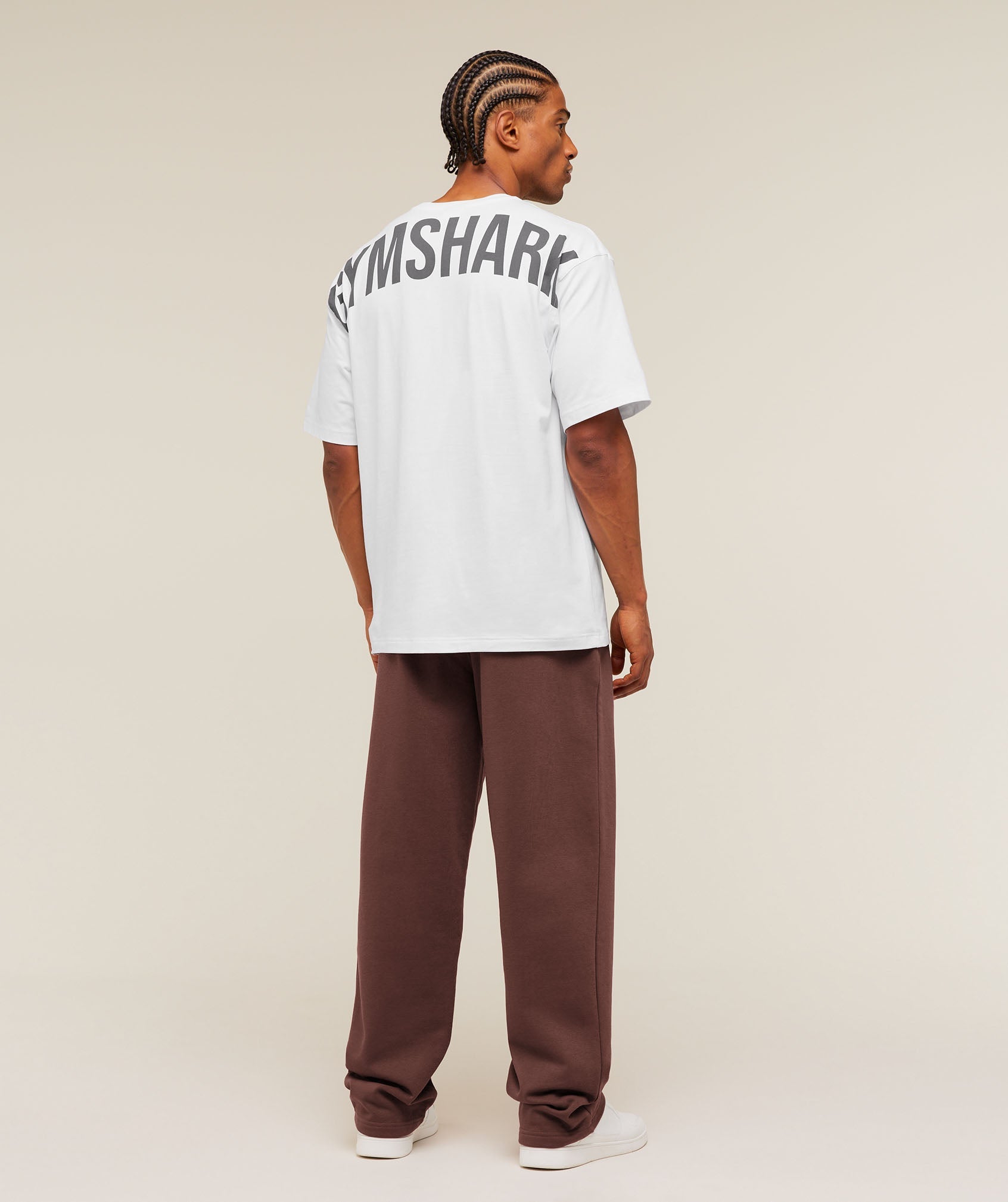 Gymshark Crest Straight Leg Joggers 'Espresso Brown'