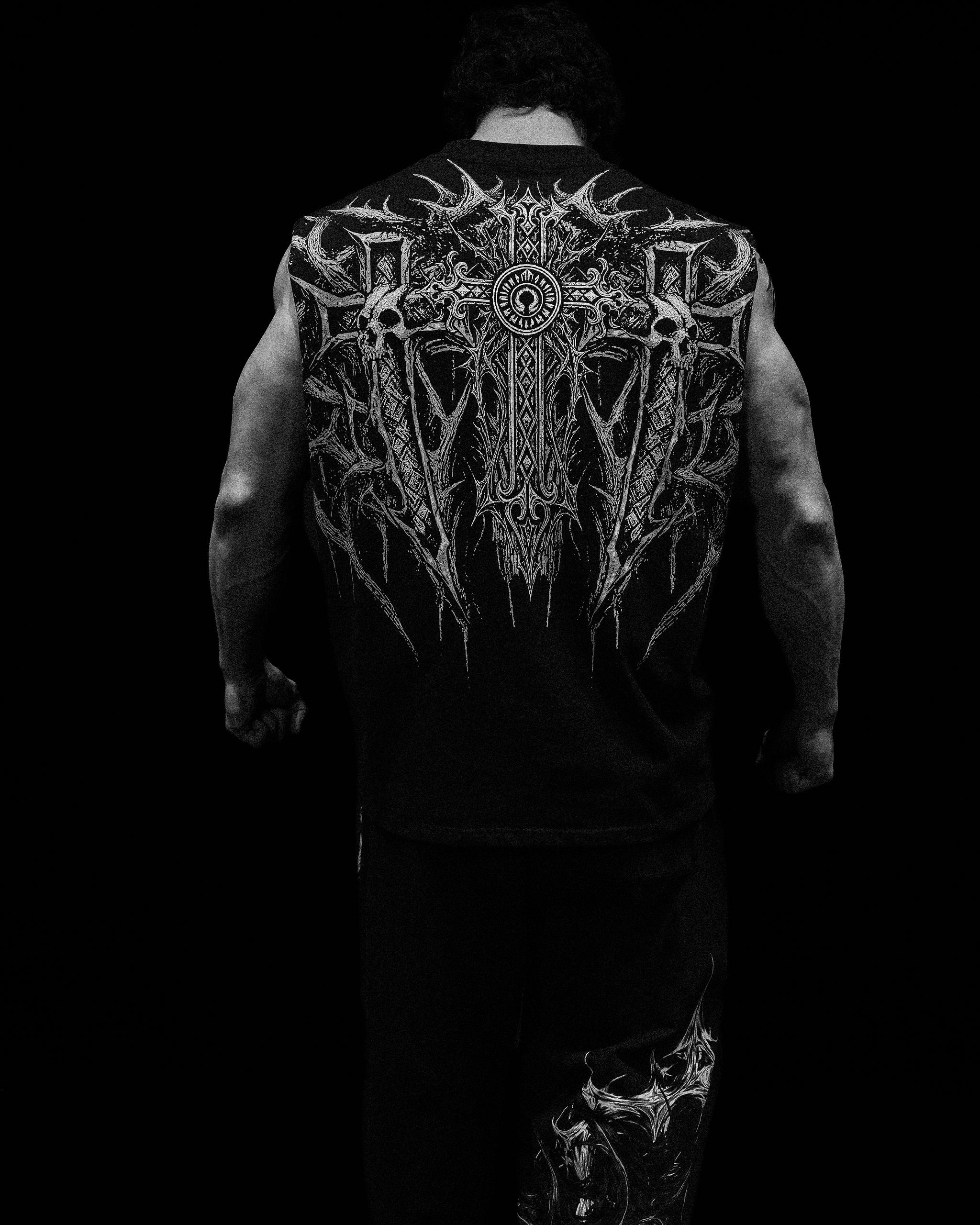 Breathe Divinity Heaven's Gate Cut-off Tee [VOID BLACK]