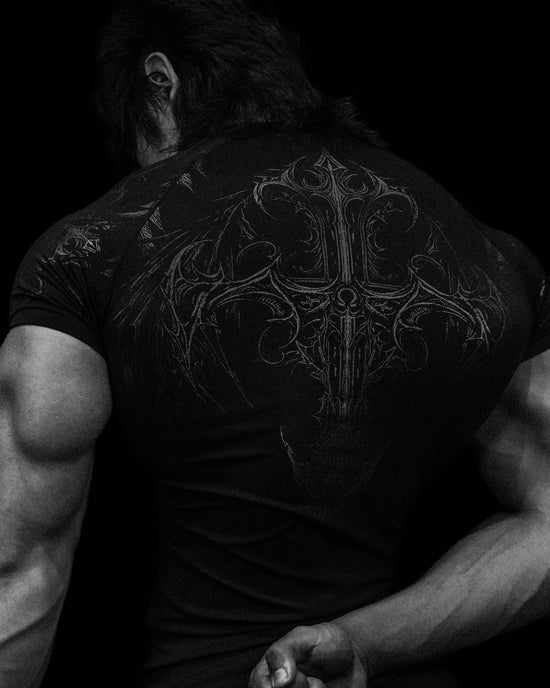 Breathe Divinity Void Tech™ Fallen Knight Short Sleeve Compression [DARKNESS]