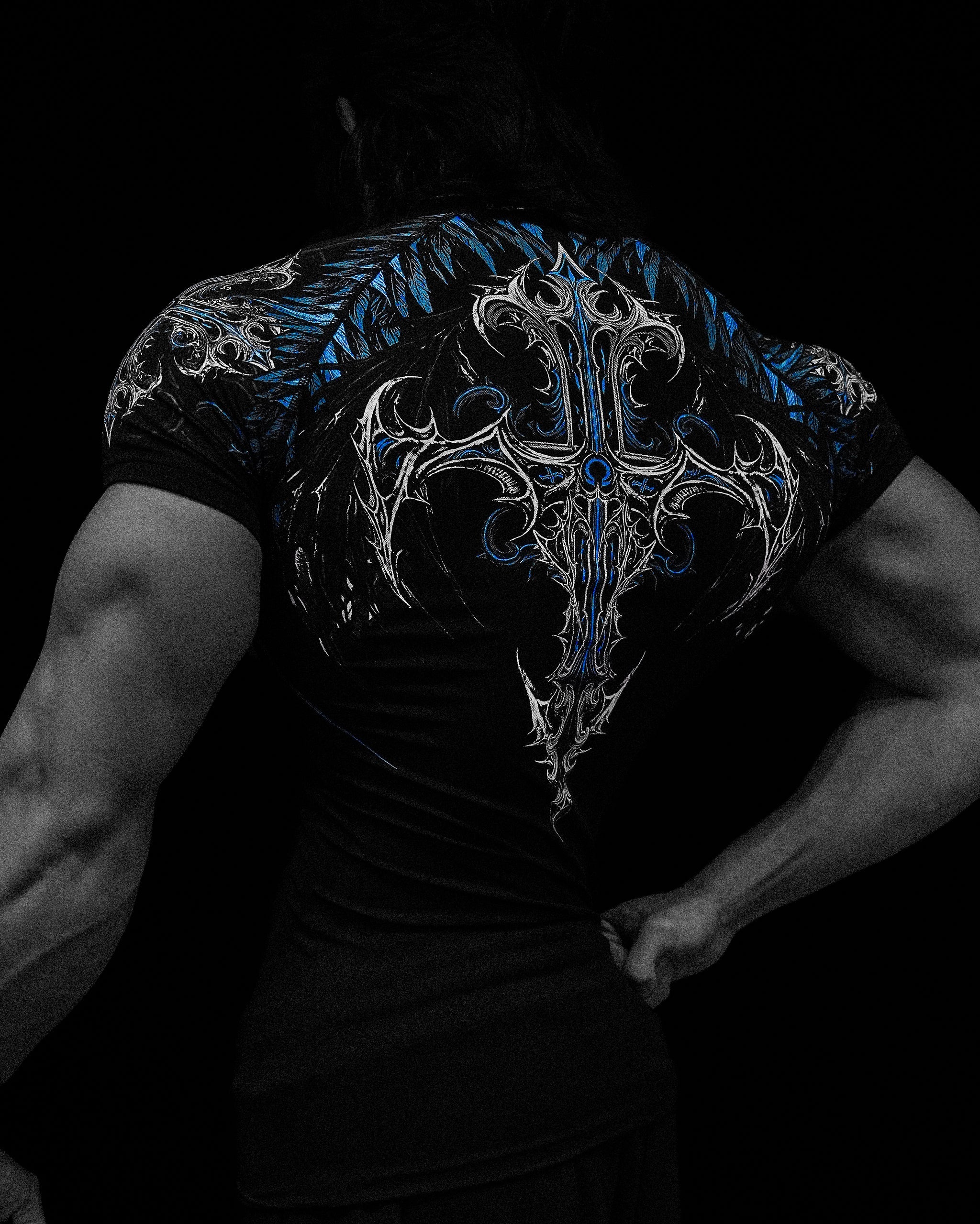Breathe Divinity Void Tech™ Fallen Knight Short Sleeve Compression [AQUA]