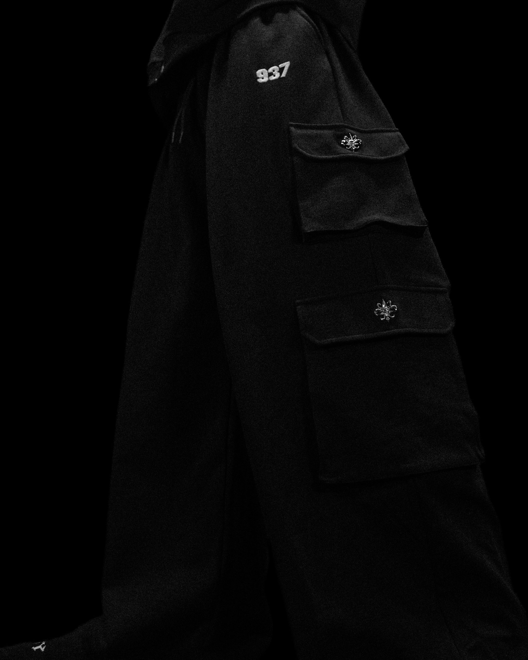 Breathe Divinity 937 Uncuffed Luxury Cargos [VOID BLACK]