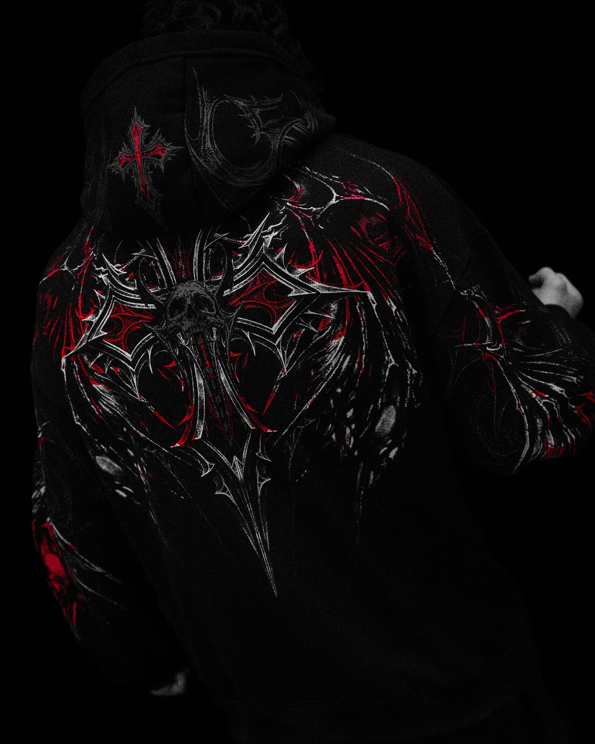 Breathe Divinity Nightfall Oversized Pullover Hoodie [NIGHTMARE]