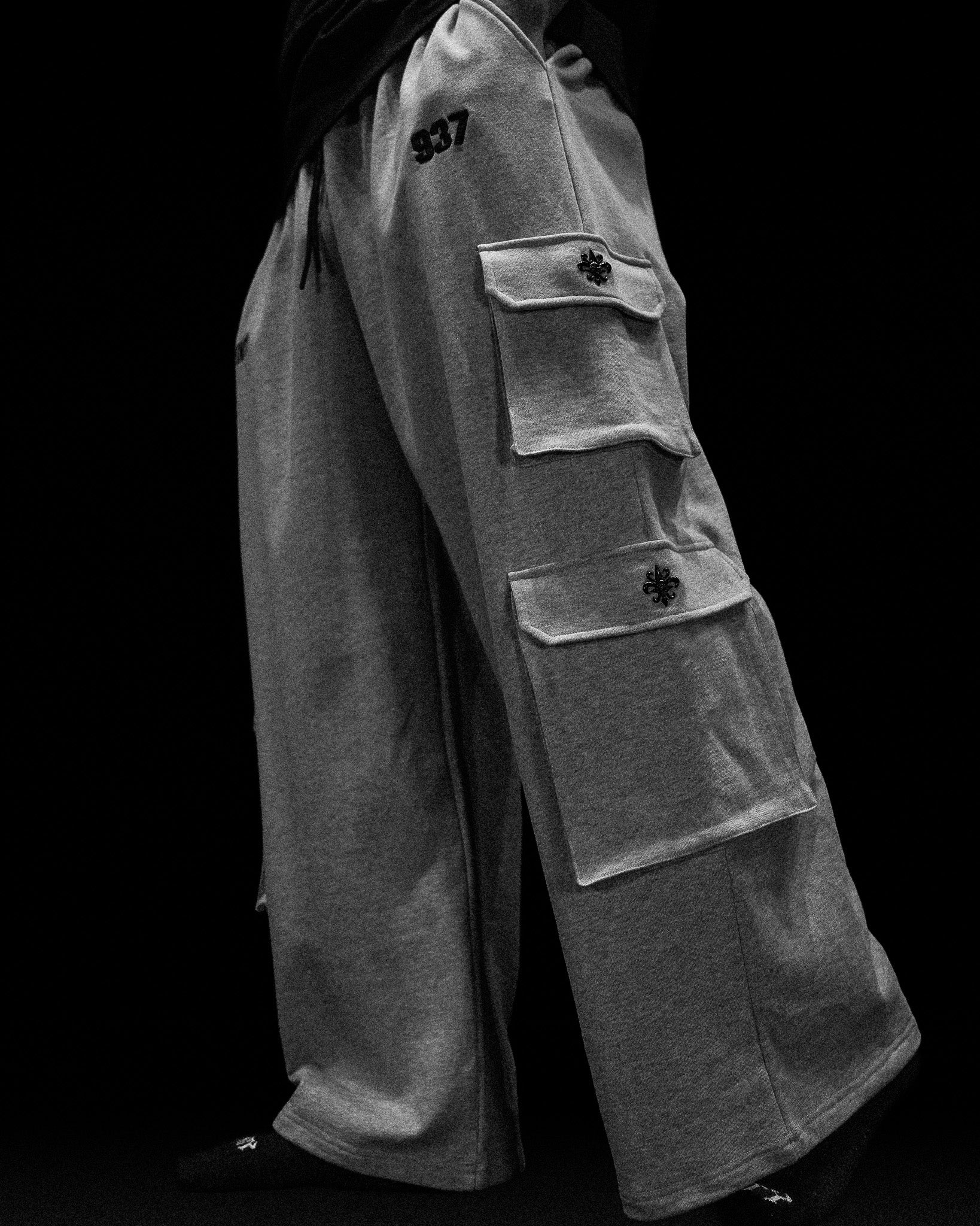 Breathe Divinity 937 Uncuffed Luxury Cargos [HEATHER GREY]