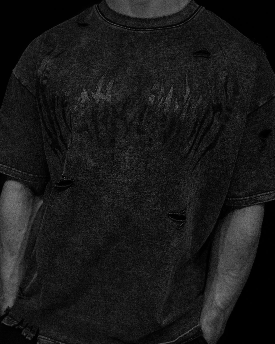 Breathe Divinity Destroyed Oversized T-shirt [VINTAGE]