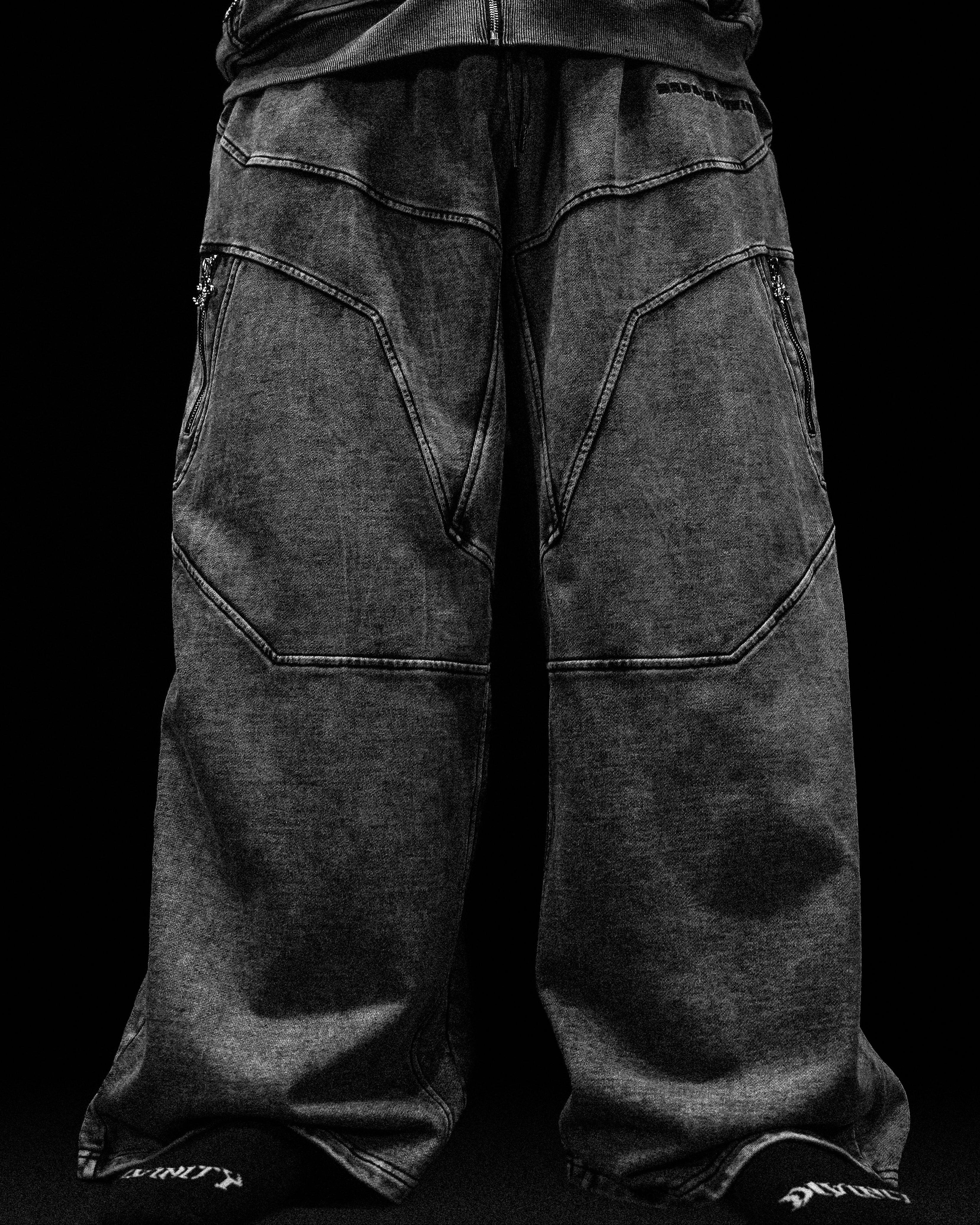 Breathe Divinity Deconstructed Oversized Cut & Sew Panel Sweatpants [VINTAGE]