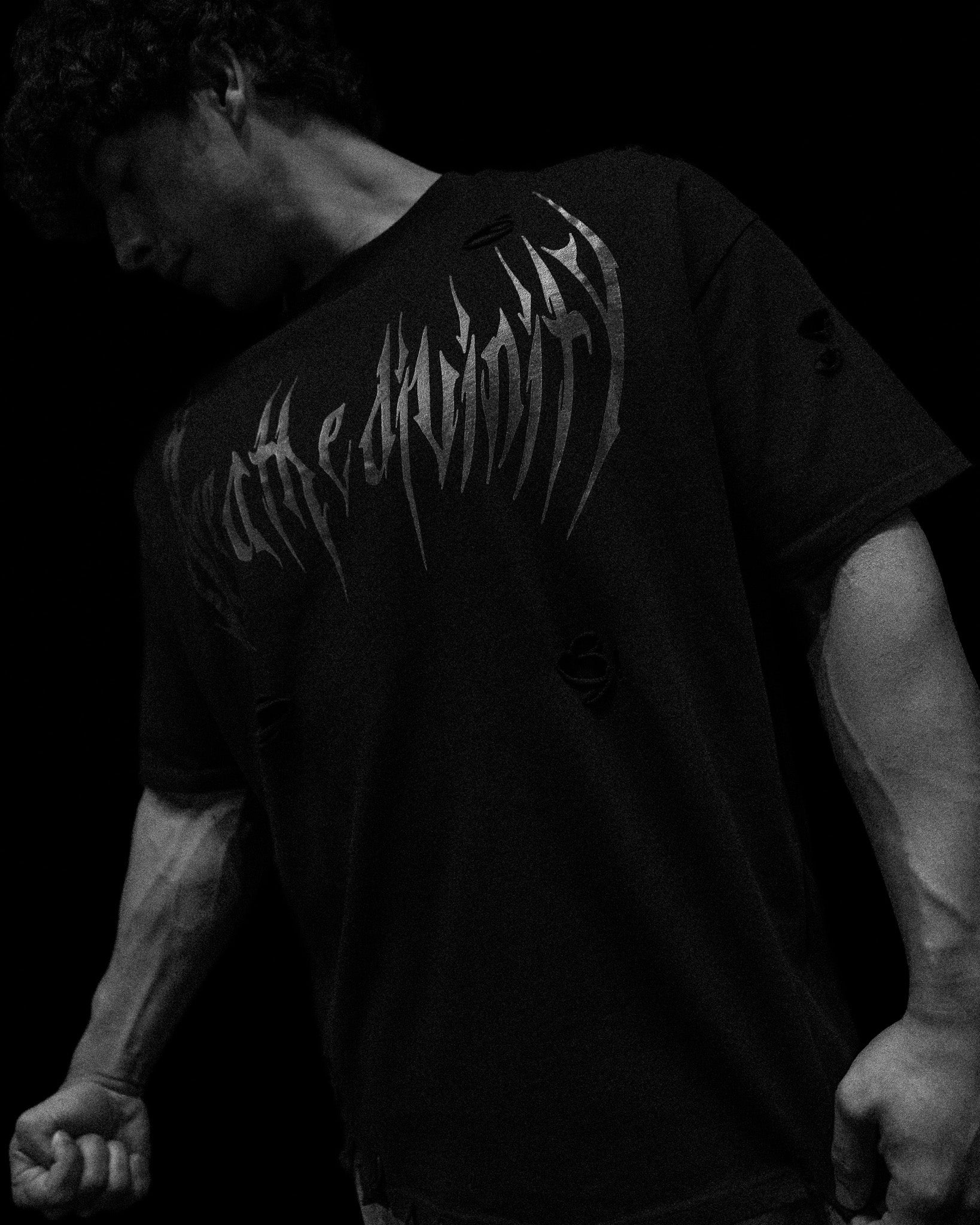 Breathe Divinity Destroyed Oversized T-shirt [DARKNESS]