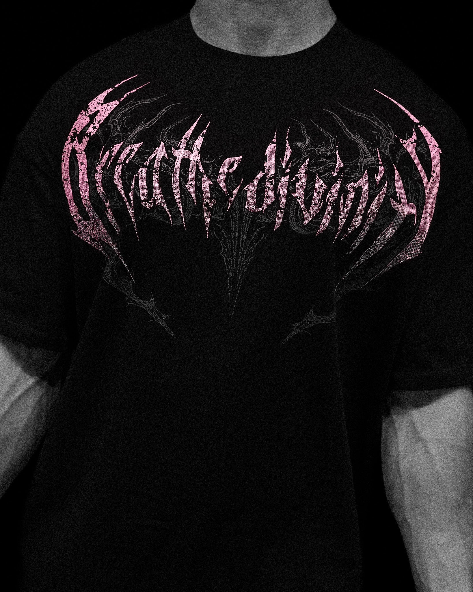 Breathe Divinity Blood Wyvern Oversized T-shirt [BLOSSOM PINK]