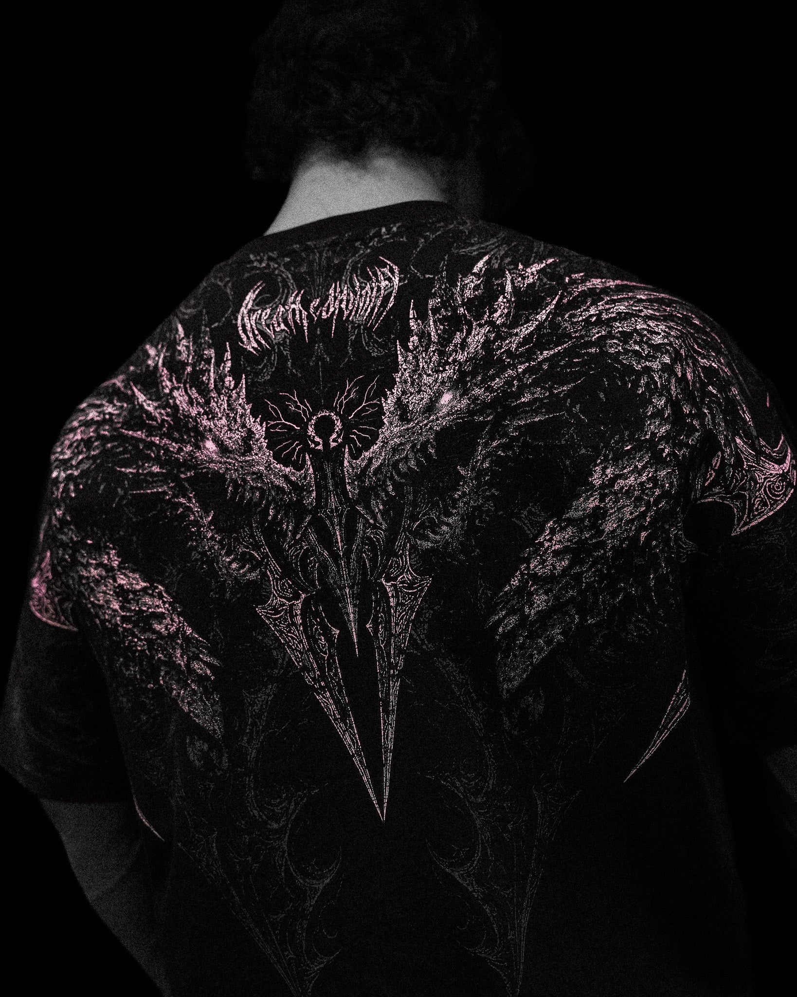 Breathe Divinity Blood Wyvern Oversized T-shirt [BLOSSOM PINK]