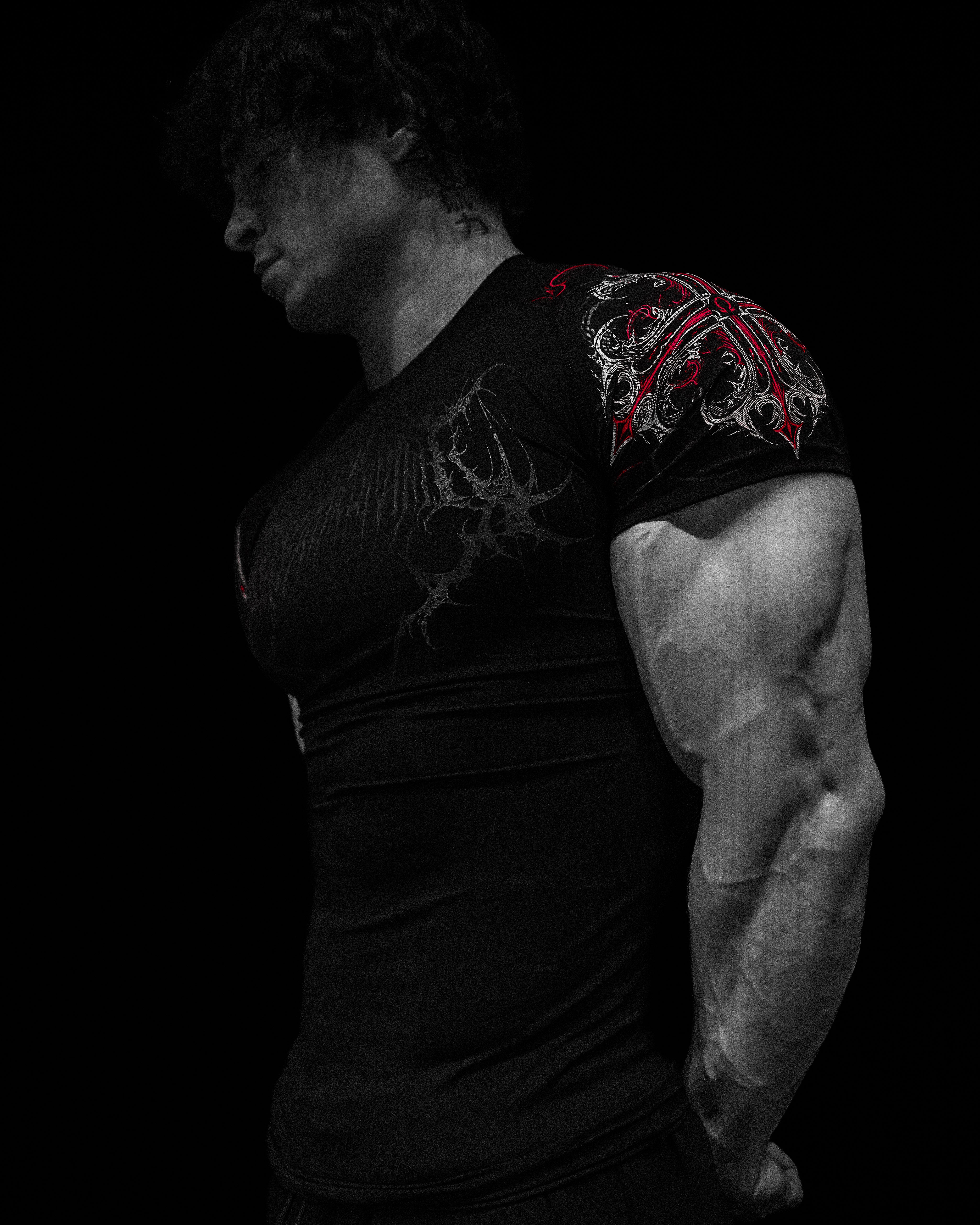 Breathe Divinity Void Tech™ Fallen Knight Short Sleeve Compression [NIGHTMARE]