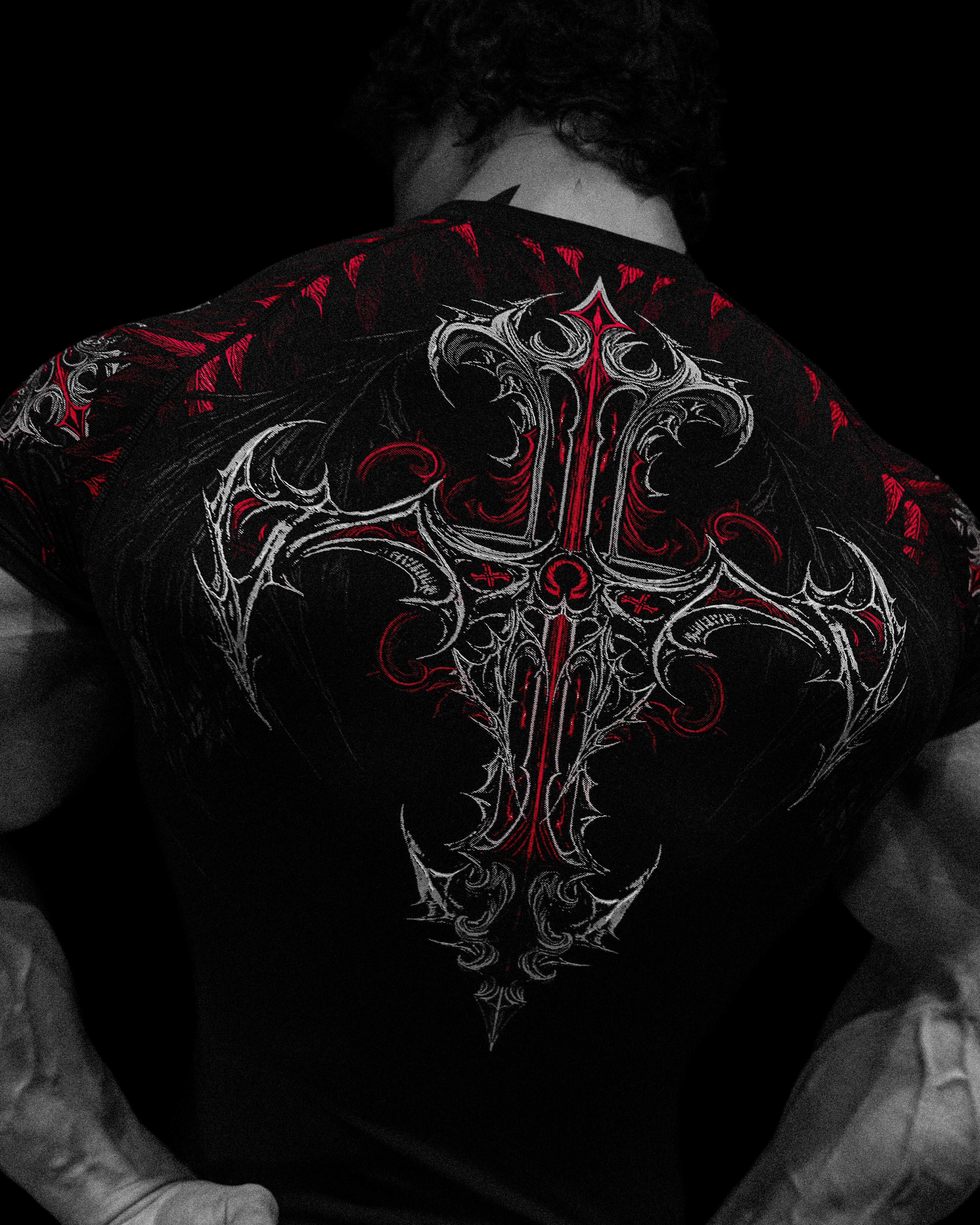 Breathe Divinity Void Tech™ Fallen Knight Short Sleeve Compression [NIGHTMARE]
