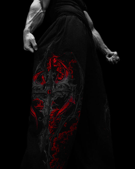 Breathe Divinity Executioner Banana Shape Uncuffed Sweatpants [NIGHTMARE]