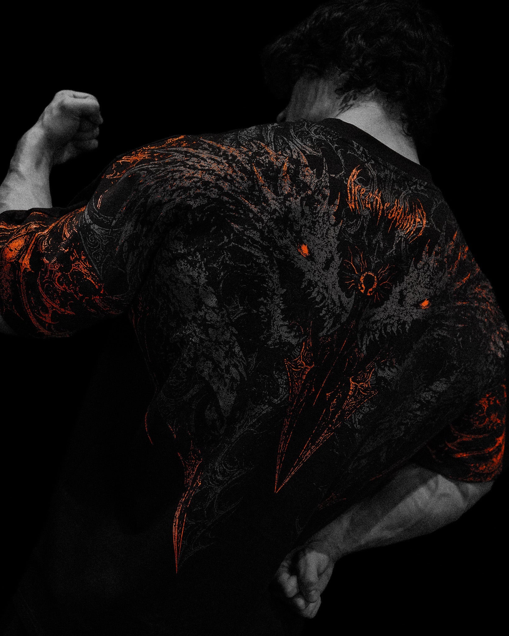 Breathe Divinity Blood Wyvern Oversized T-shirt [SCORCH]