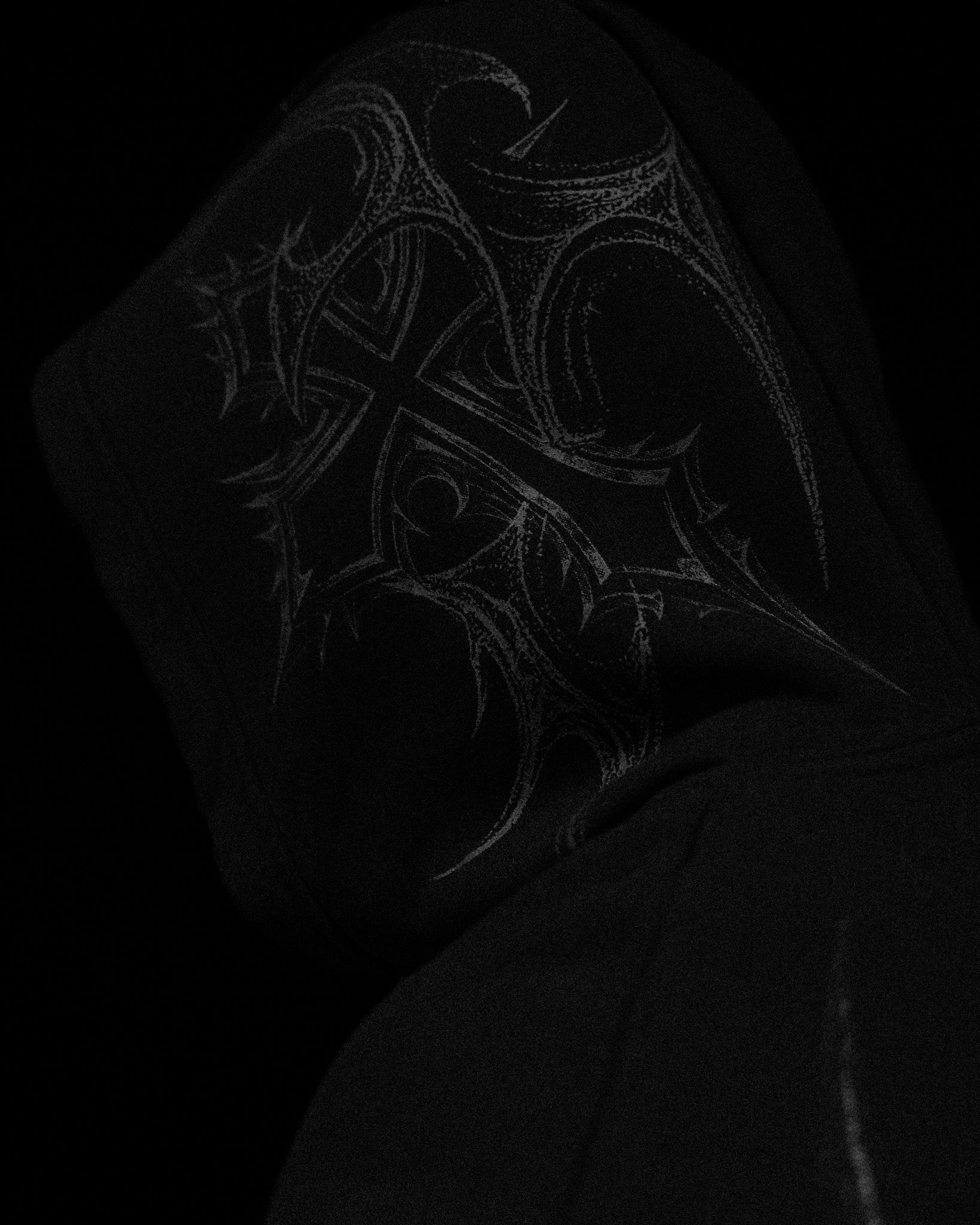 Breathe Divinity Nightfall Oversized Pullover Hoodie [VOID BLACK]