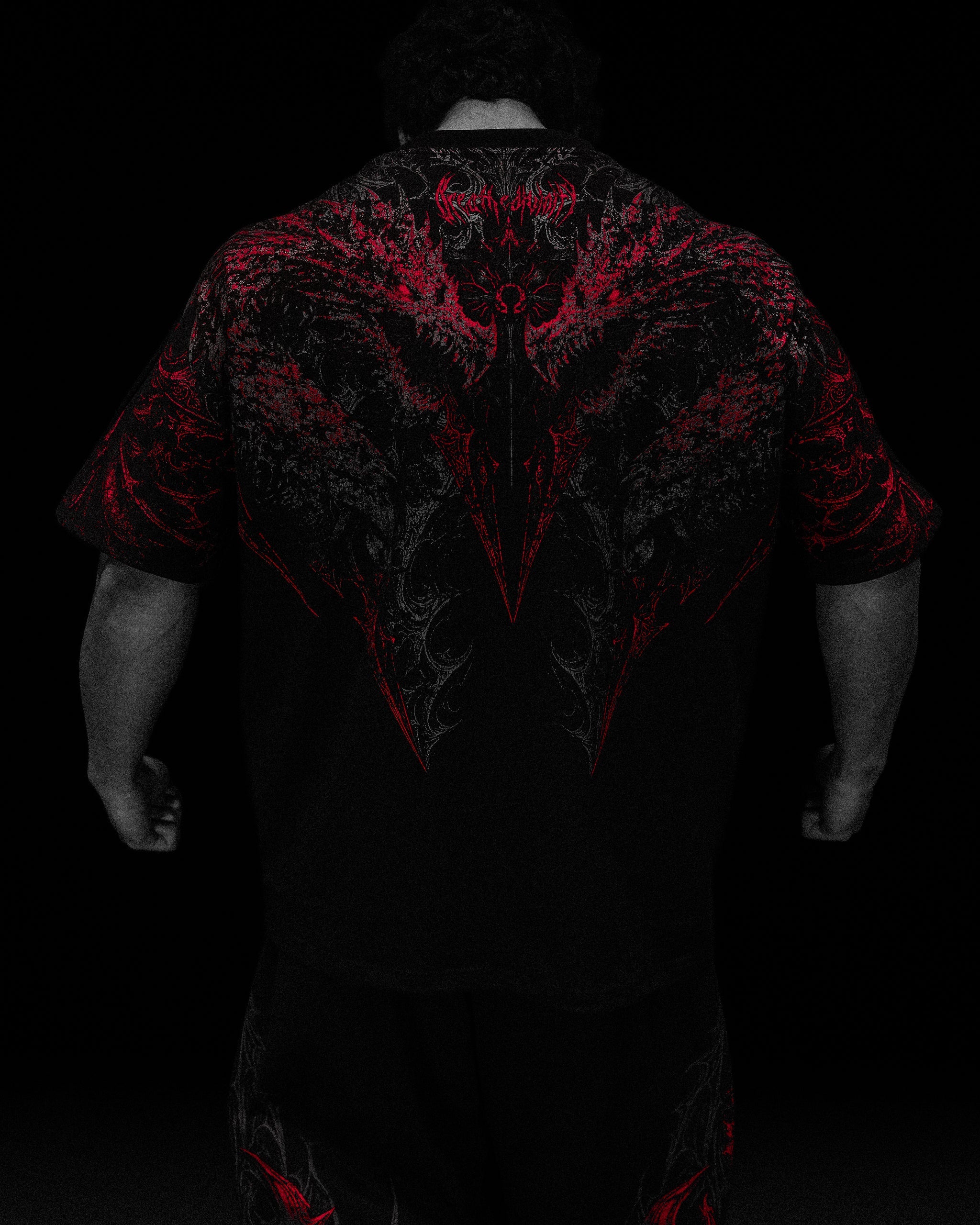 Breathe Divinity Blood Wyvern Oversized T-shirt [NIGHTMARE]