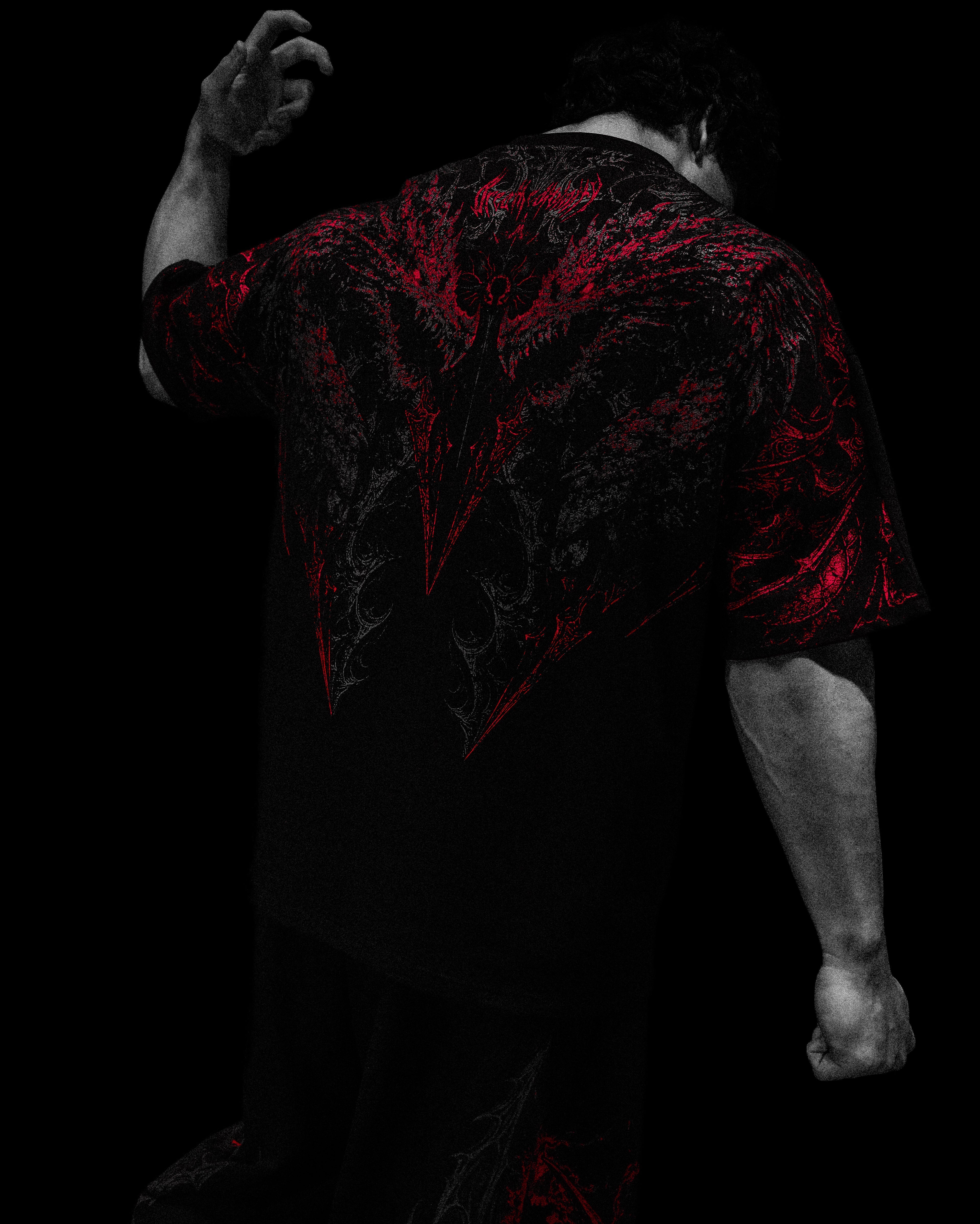 Breathe Divinity Blood Wyvern Oversized T-shirt [NIGHTMARE]