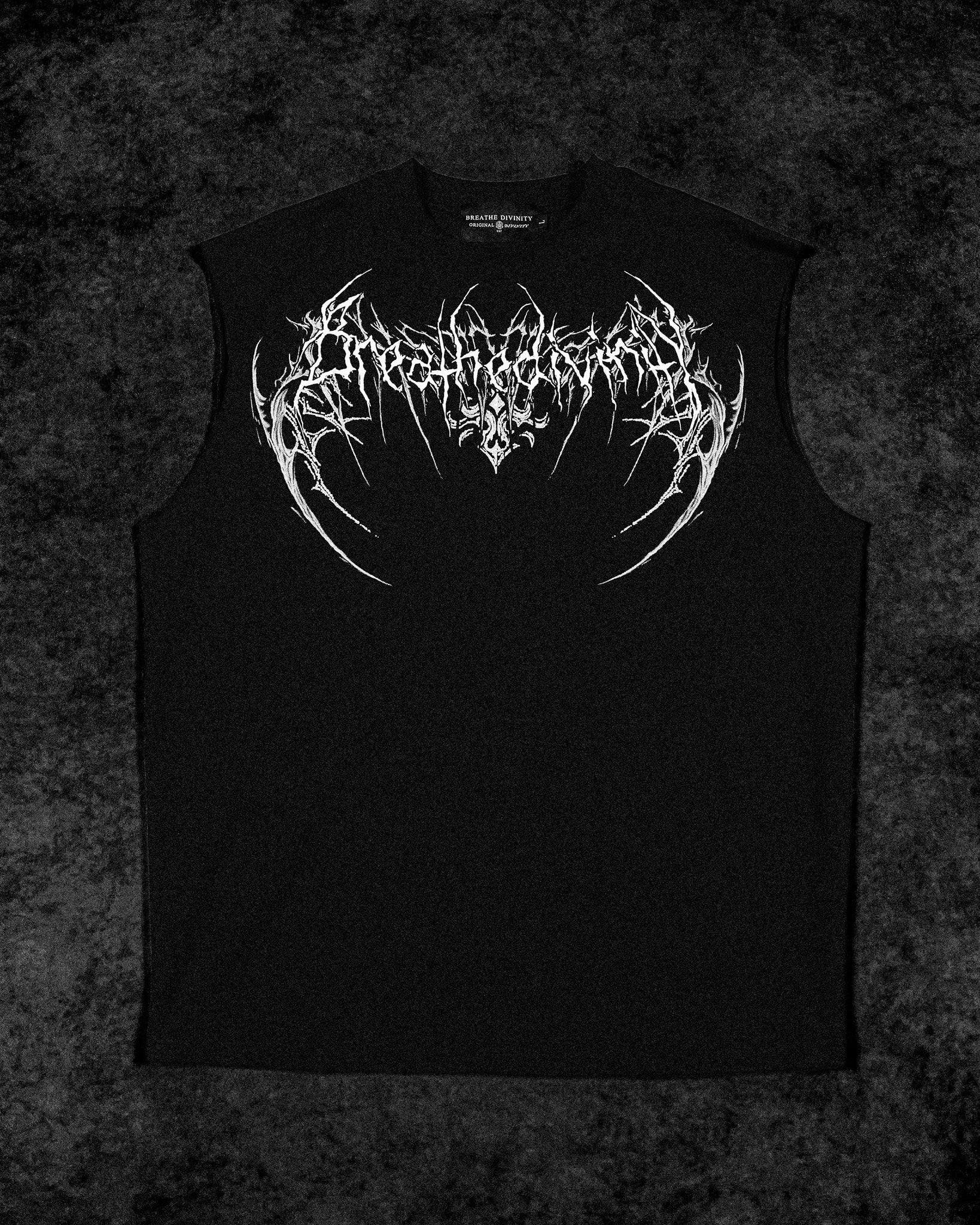 Breathe Divinity Heaven's Gate Cut-off Tee [VOID BLACK]