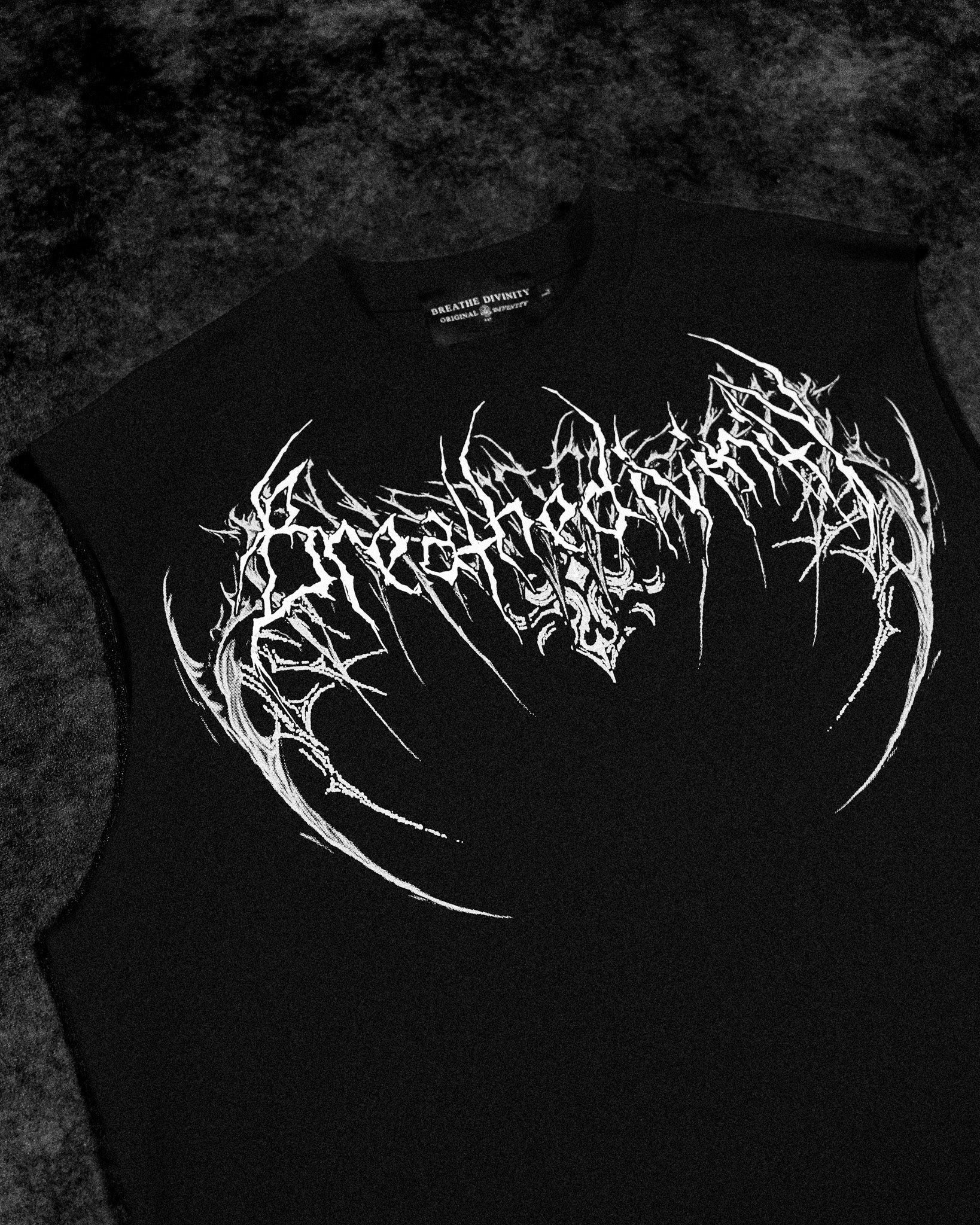 Breathe Divinity Heaven's Gate Cut-off Tee [VOID BLACK]