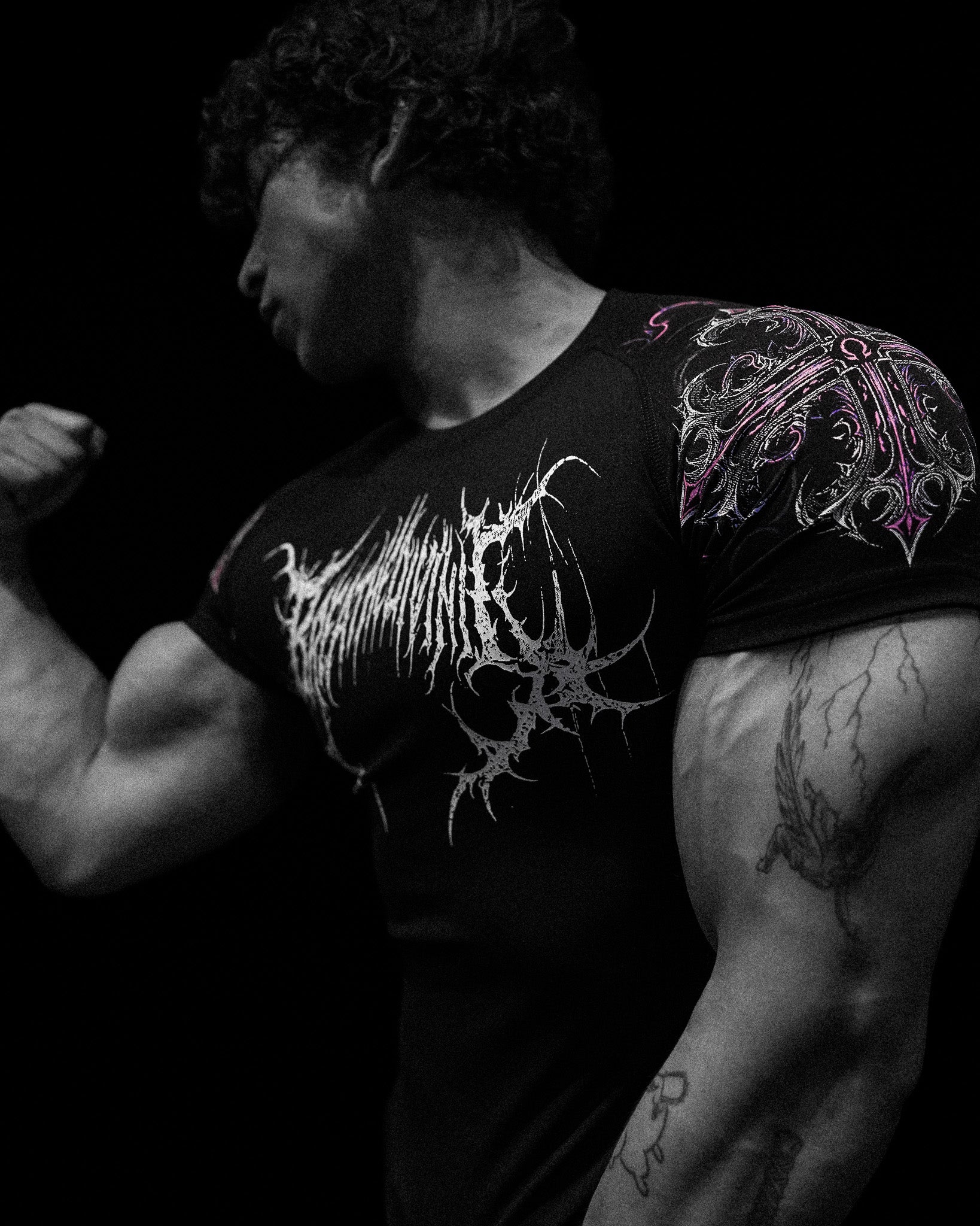Breathe Divinity Void Tech™ Fallen Knight Short Sleeve Compression [TWILIGHT]