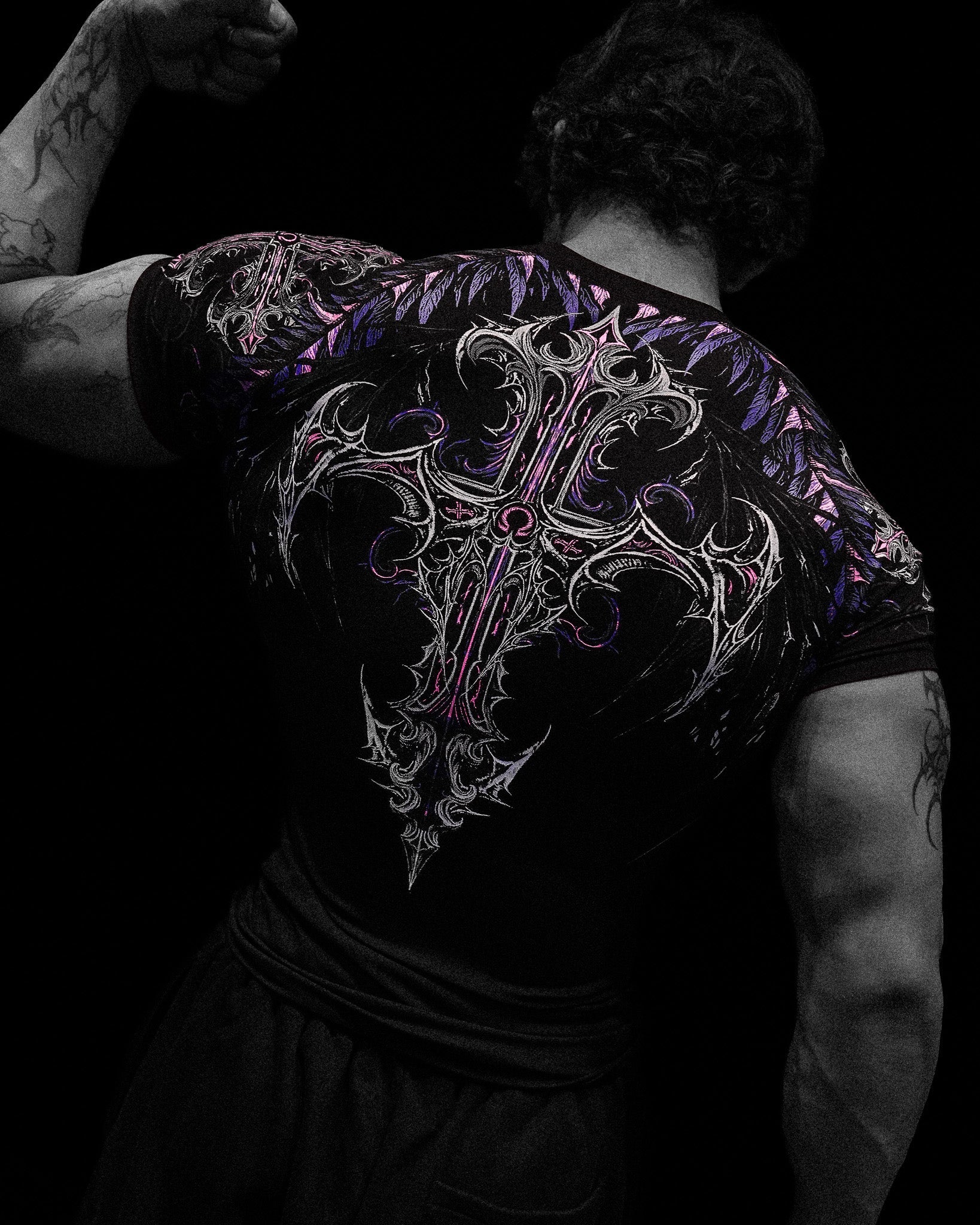 Breathe Divinity Void Tech™ Fallen Knight Short Sleeve Compression [TWILIGHT]