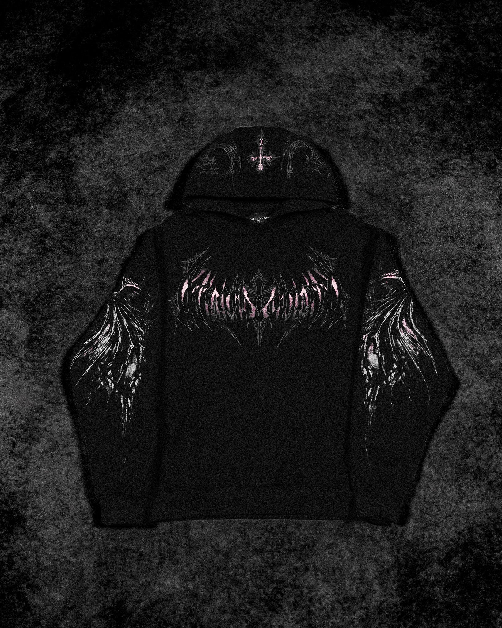 Breathe Divinity Nightfall Oversized Pullover Hoodie [BLOSSOM PINK]