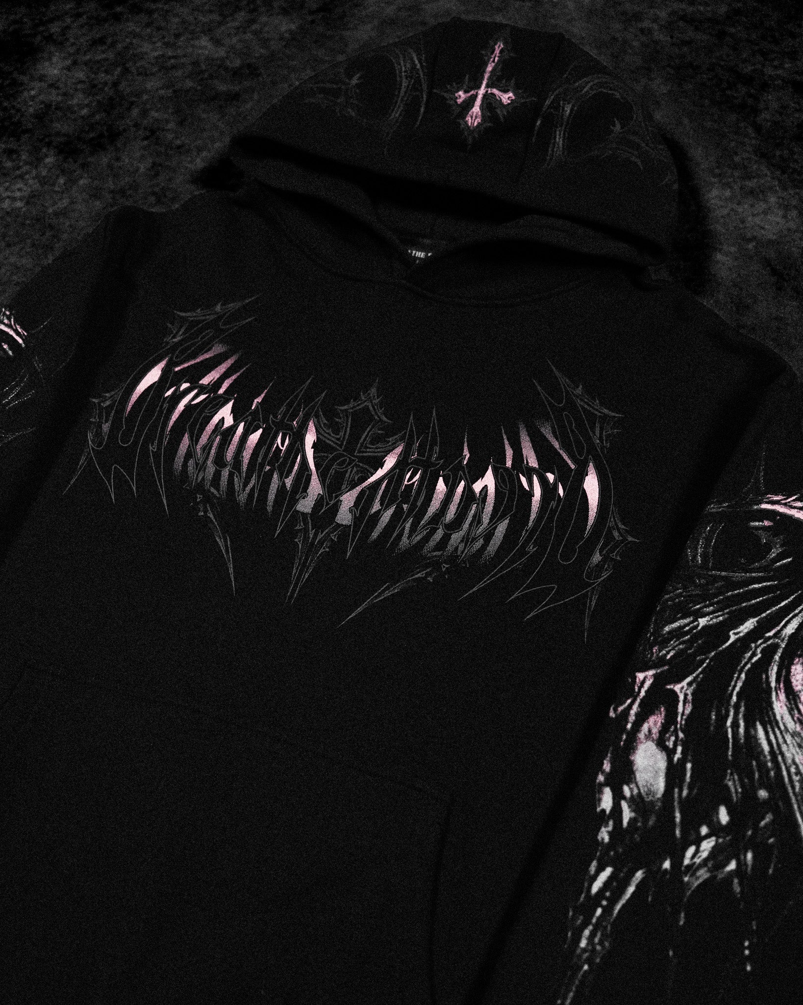 Breathe Divinity Nightfall Oversized Pullover Hoodie [BLOSSOM PINK]