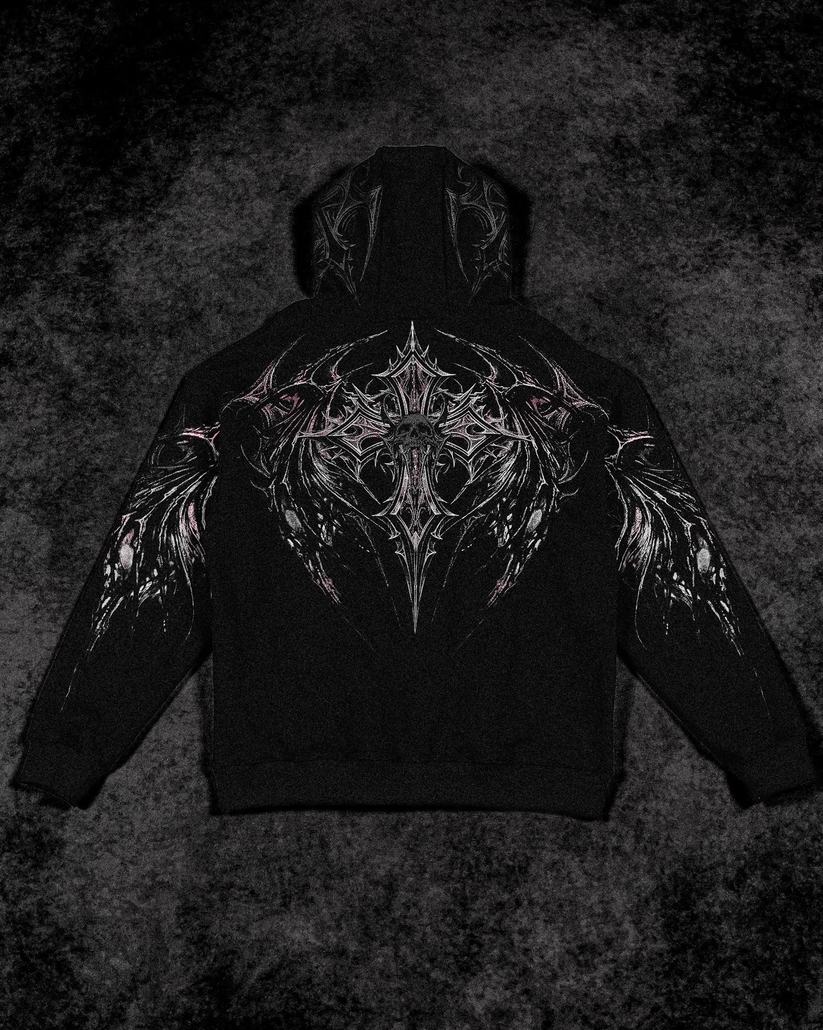 Breathe Divinity Nightfall Oversized Pullover Hoodie [BLOSSOM PINK]