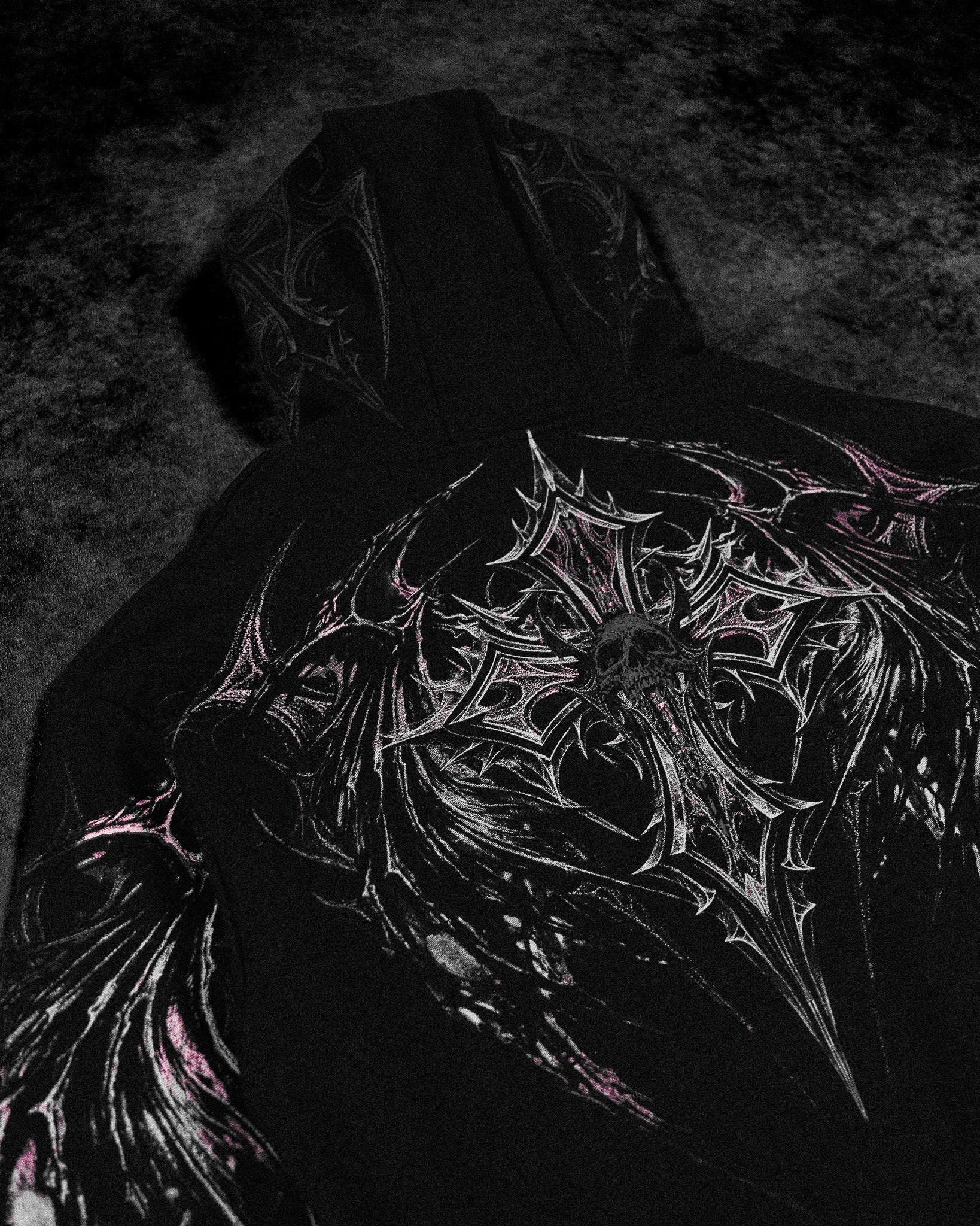 Breathe Divinity Nightfall Oversized Pullover Hoodie [BLOSSOM PINK]