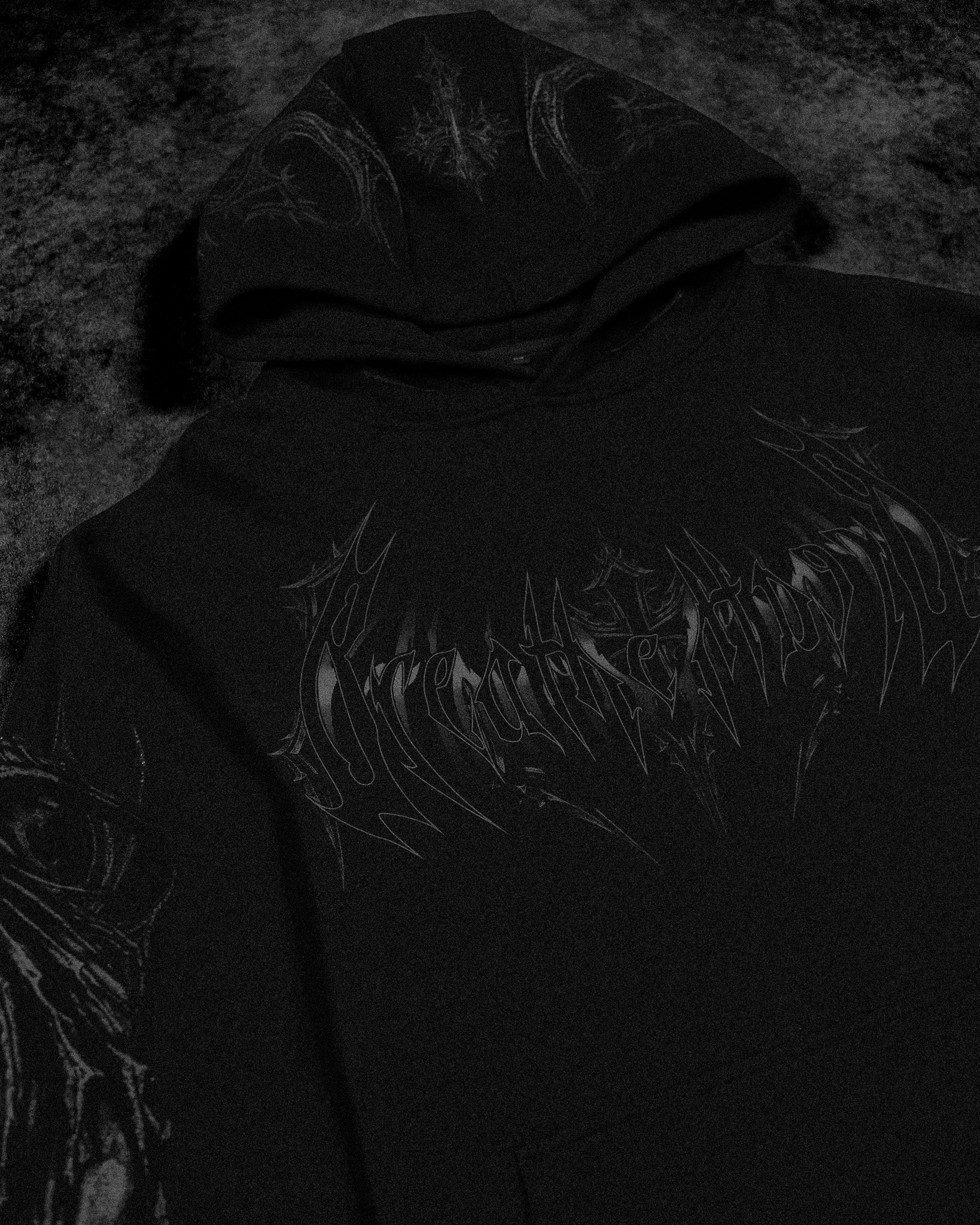 Breathe Divinity Nightfall Oversized Pullover Hoodie [DARKNESS]