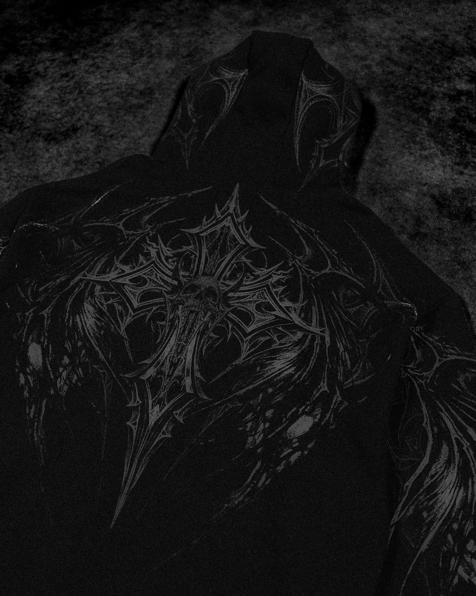 Breathe Divinity Nightfall Oversized Pullover Hoodie [DARKNESS]