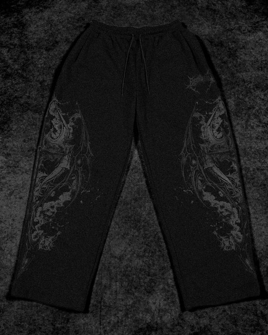 Breathe Divinity Executioner Banana Shape Uncuffed sweatpants [DARKNESS]