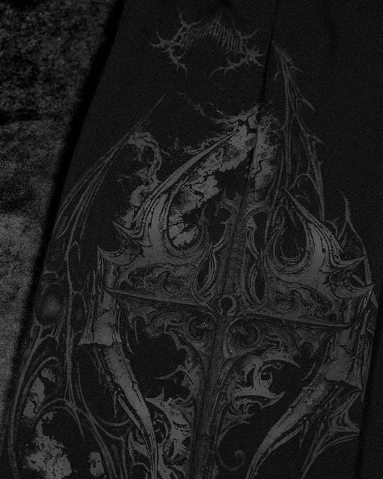 Breathe Divinity Executioner Banana Shape Uncuffed sweatpants [DARKNESS]