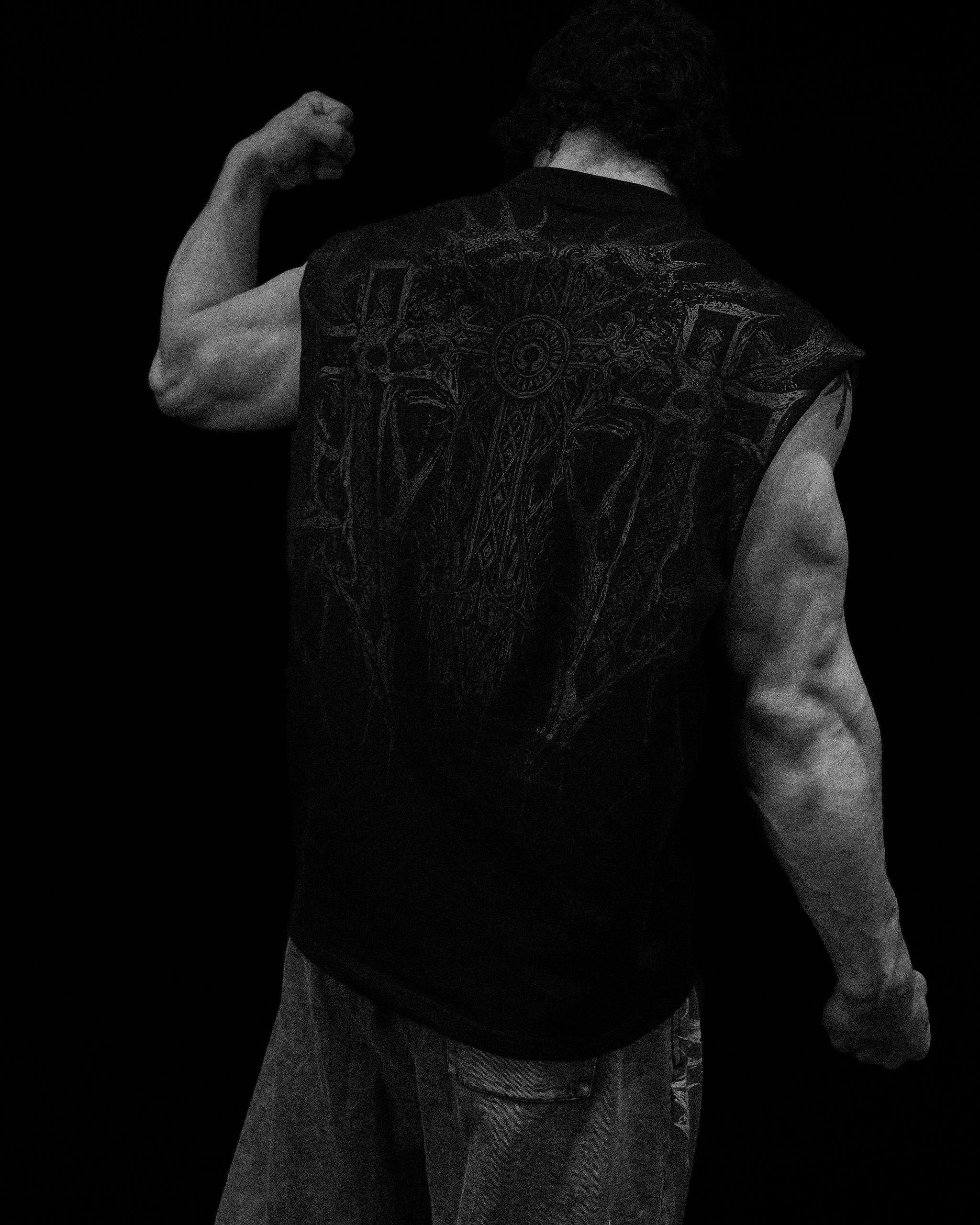 Breathe Divinity Heaven's Gate Cut-off Tee [DARKNESS]