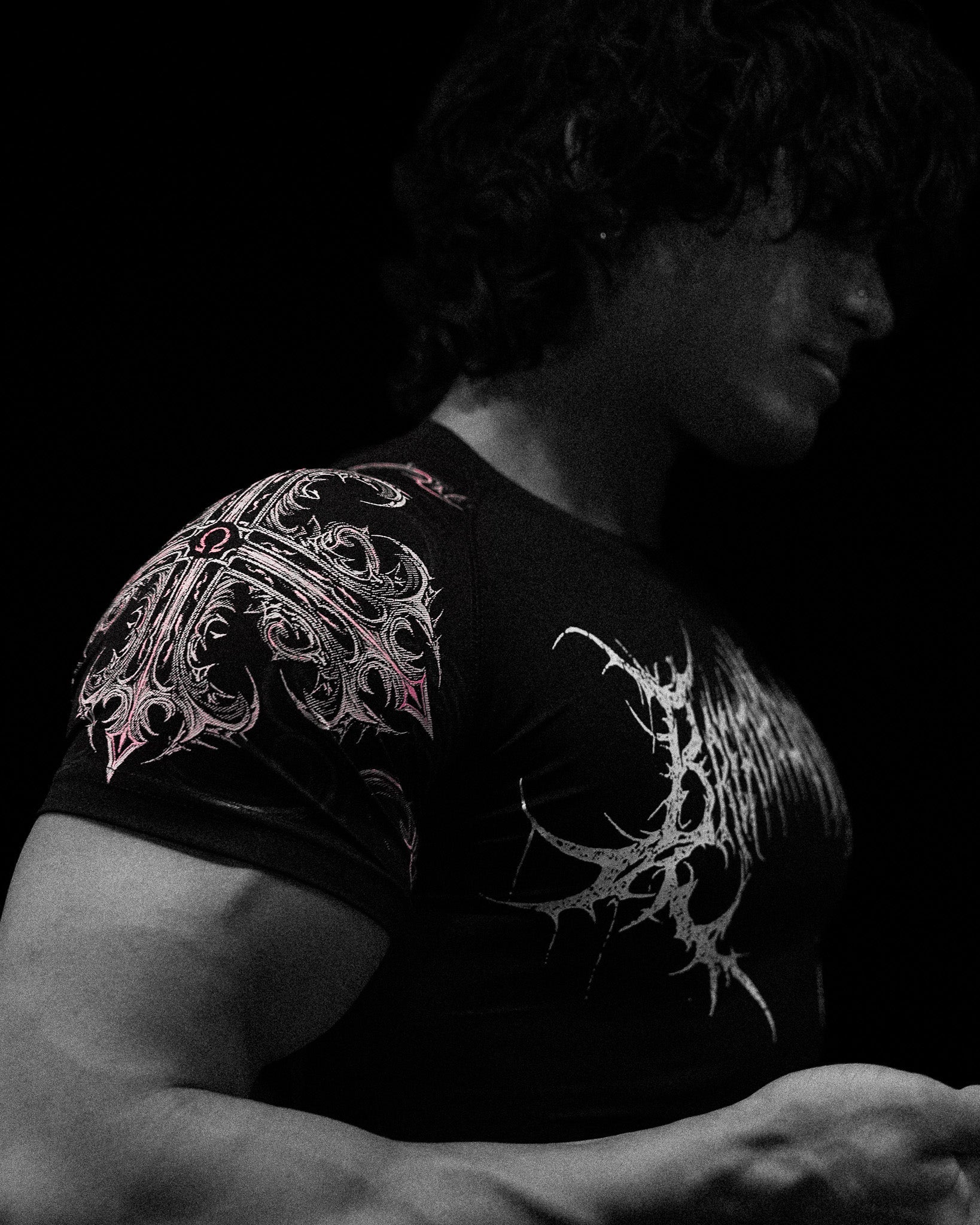 Breathe Divinity Void Tech™ Fallen Knight Short Sleeve Compression [BLOSSOM PINK]