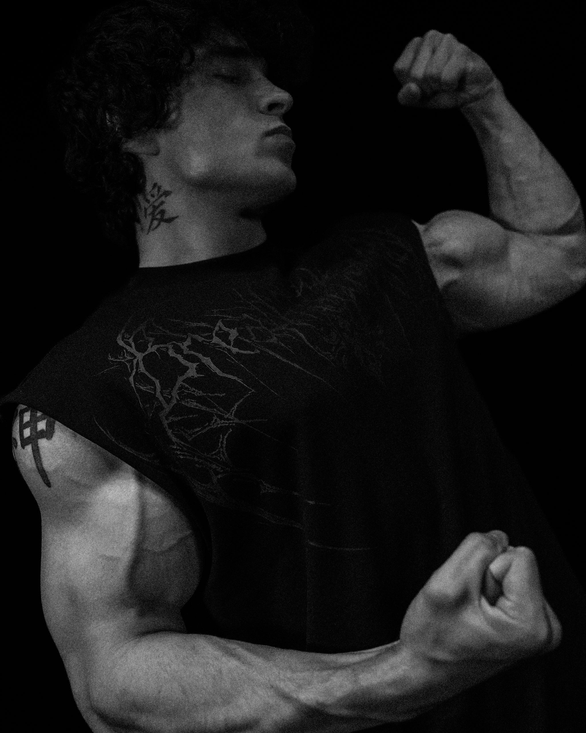 Breathe Divinity Heaven's Gate Cut-off Tee [DARKNESS]