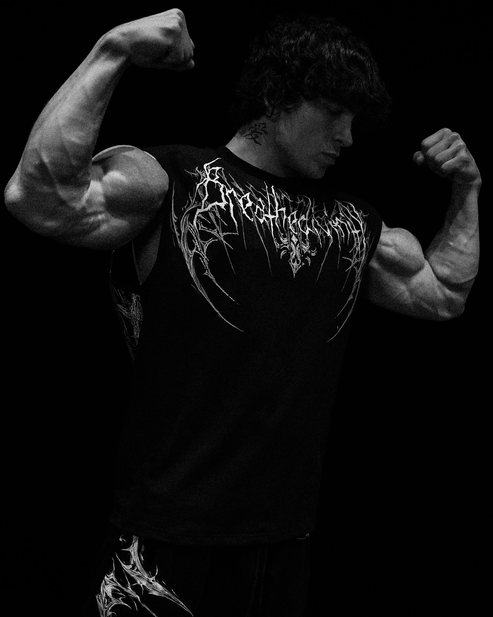 Breathe Divinity Heaven's Gate Cut-off Tee [VOID BLACK]