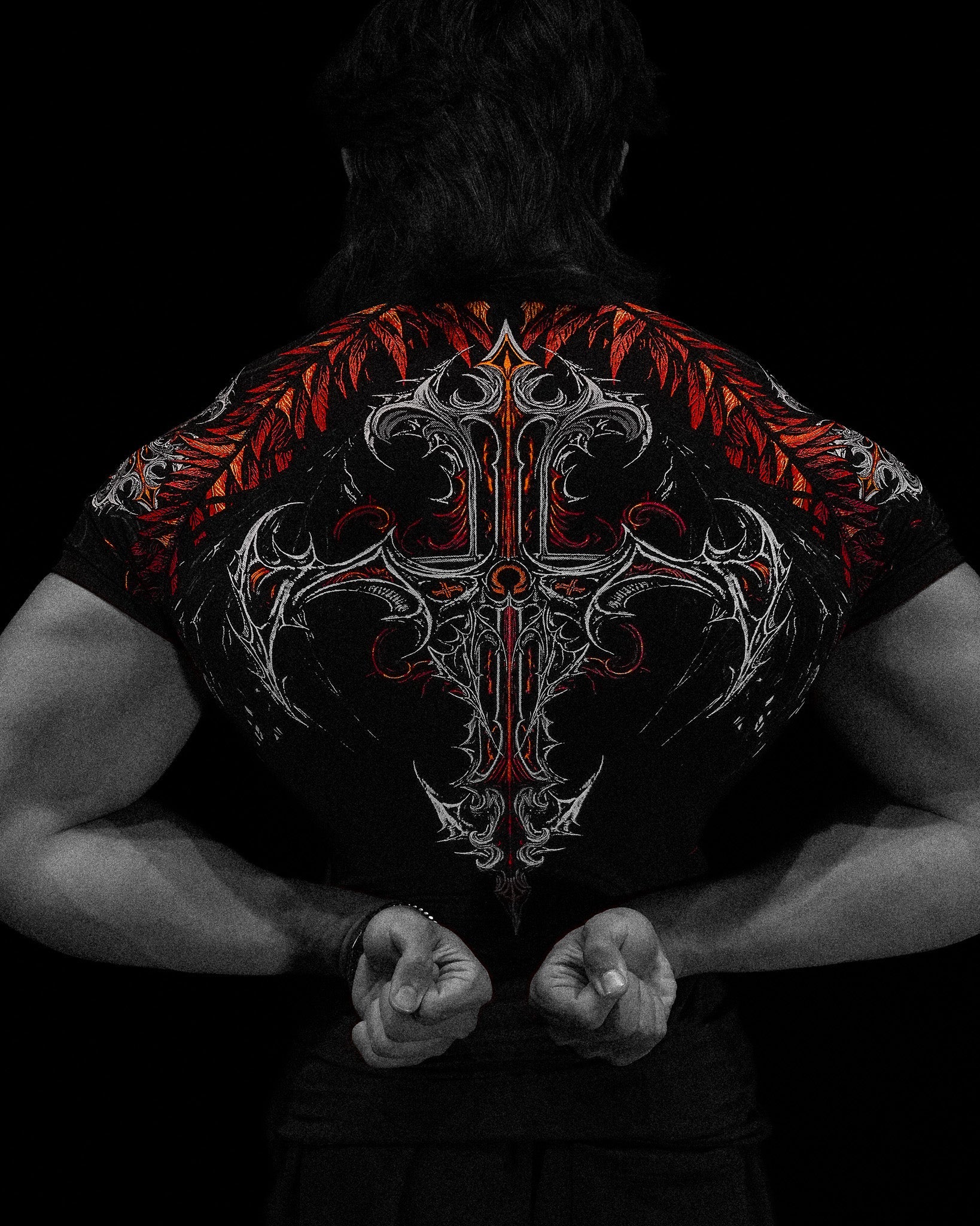 Breathe Divinity Void Tech™ Fallen Knight Short Sleeve Compression [MAGMA]