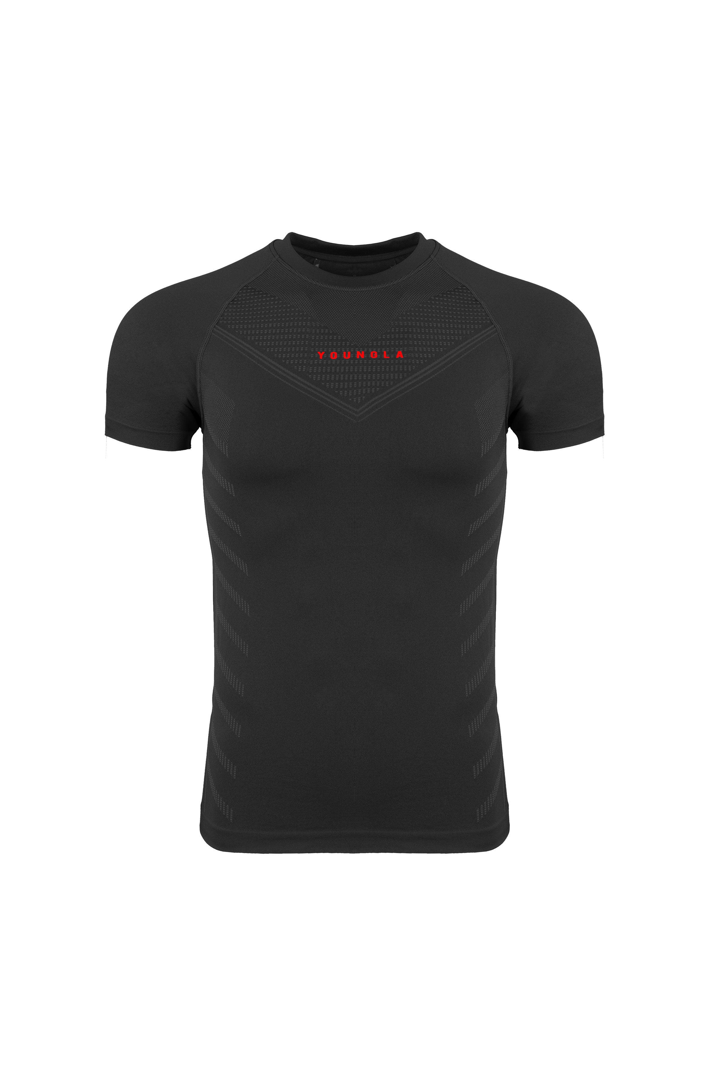 Young La 465 Superhero Compression Tees 'Black'
