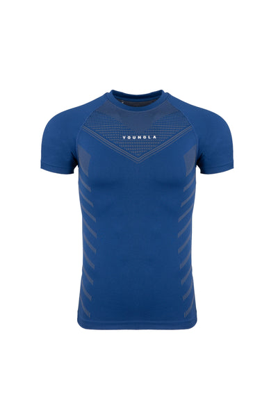 Young La 465 Superhero Compression Tees 'Dark Blue'