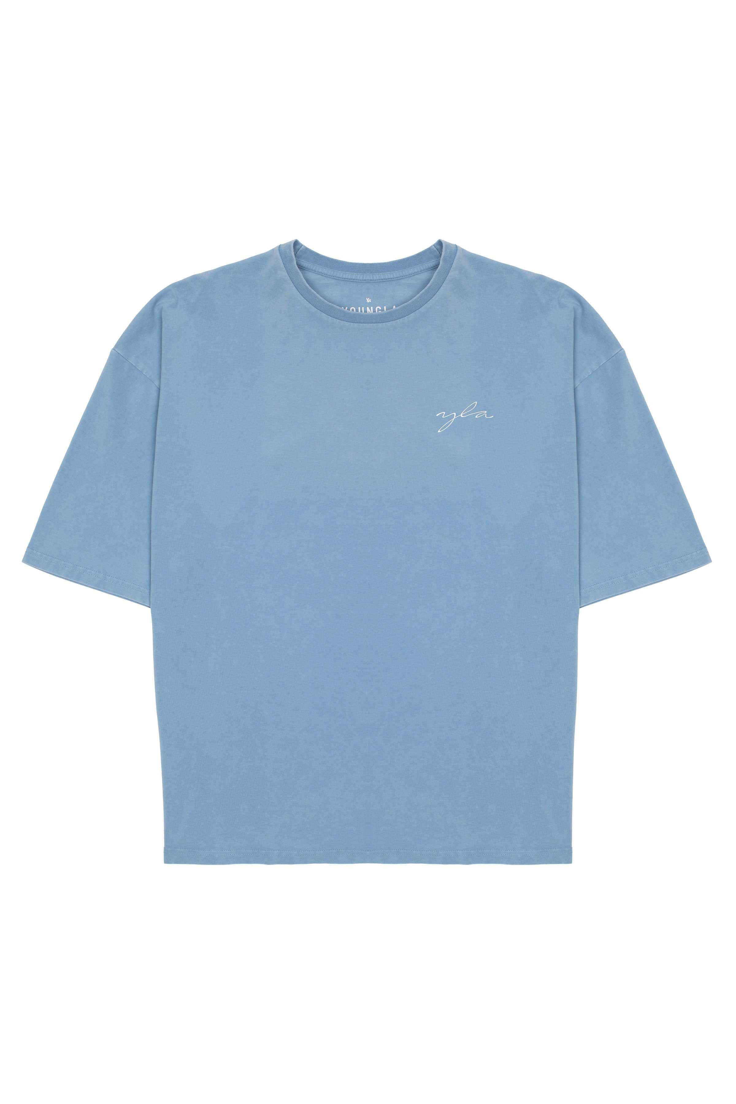 YoungLA 464 Skyline Super Sized Tees 'Sky Blue Wash'
