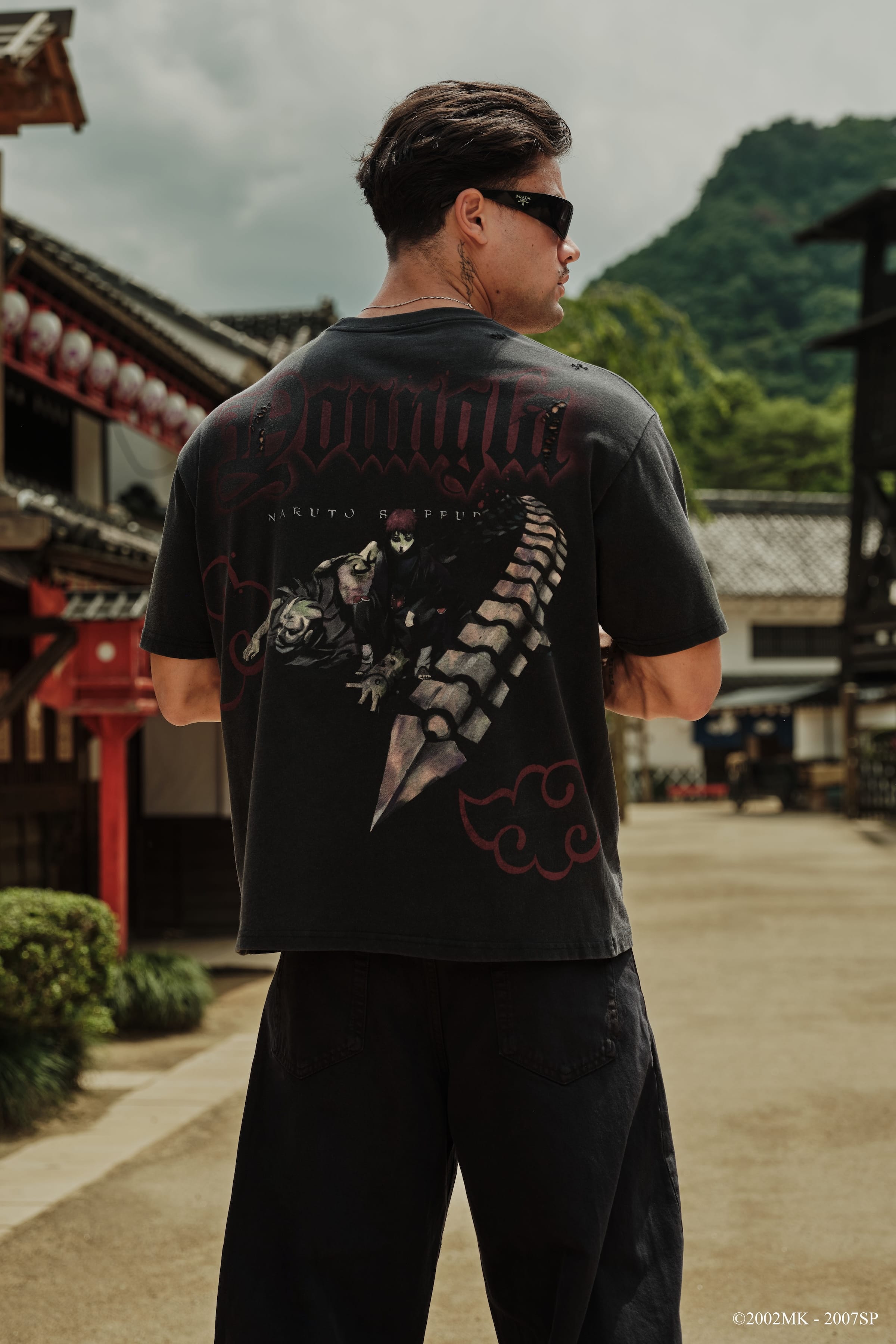YoungLa 4318 - Naruto Distressed Tees 'Sasori'