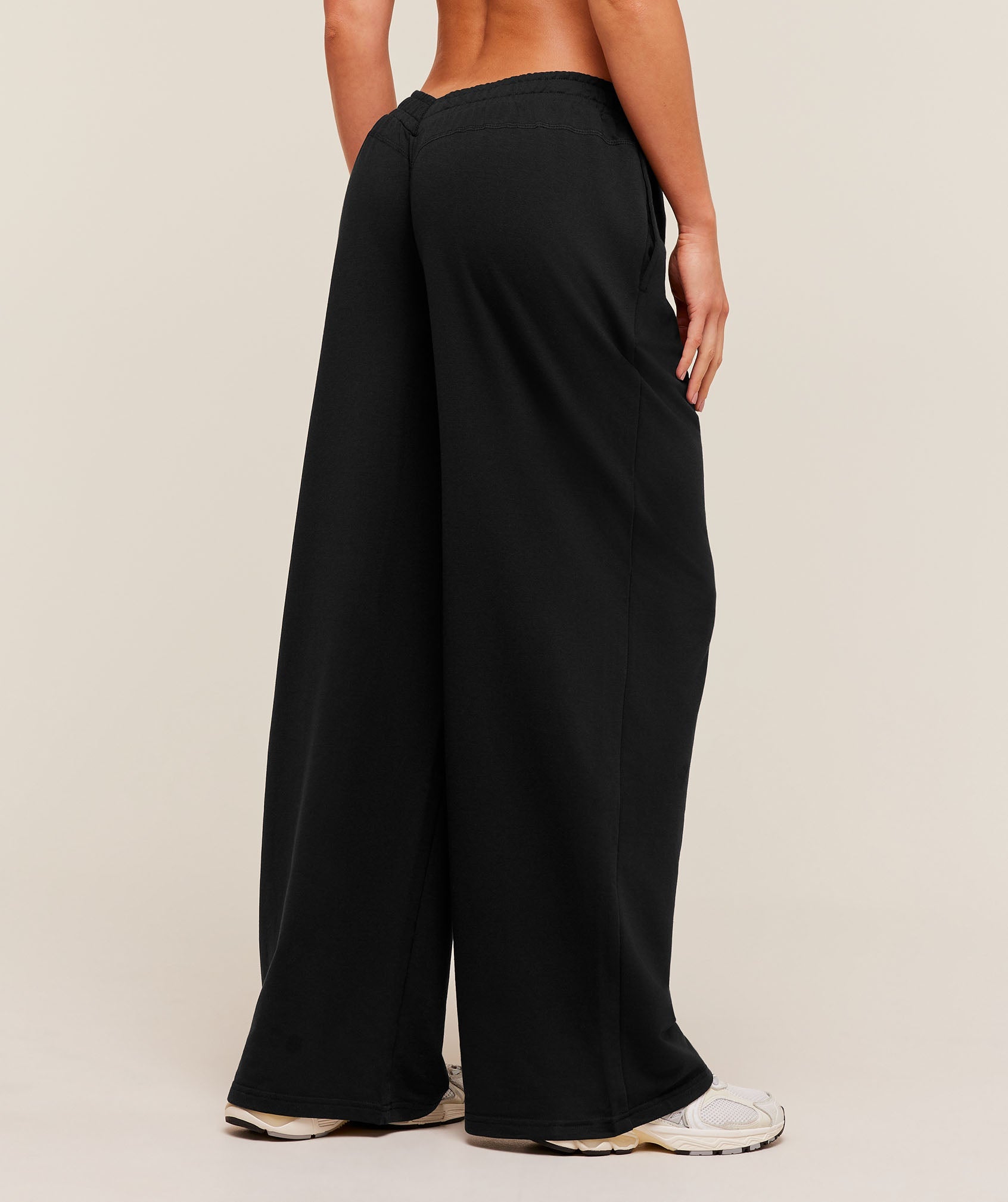 Gymshark Lifting Dipped Waistband Pants 'Black'