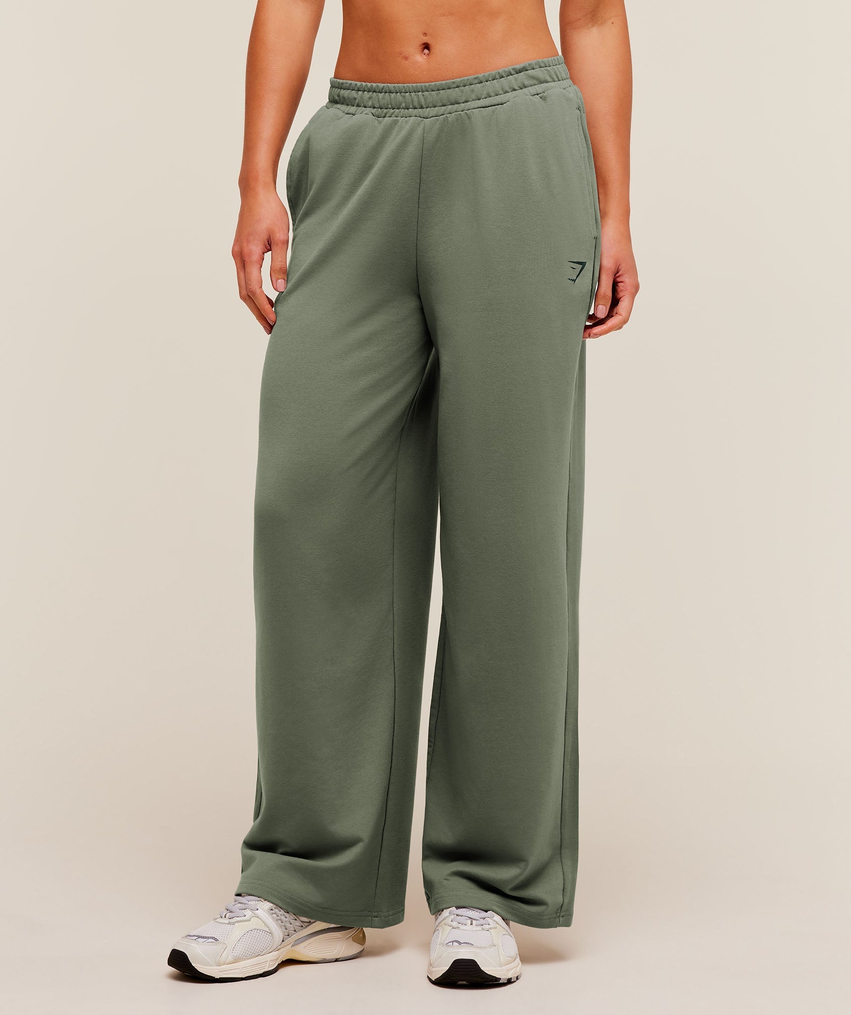 Gymshark Lifting Dipped Waistband Pants 'Unit Green'