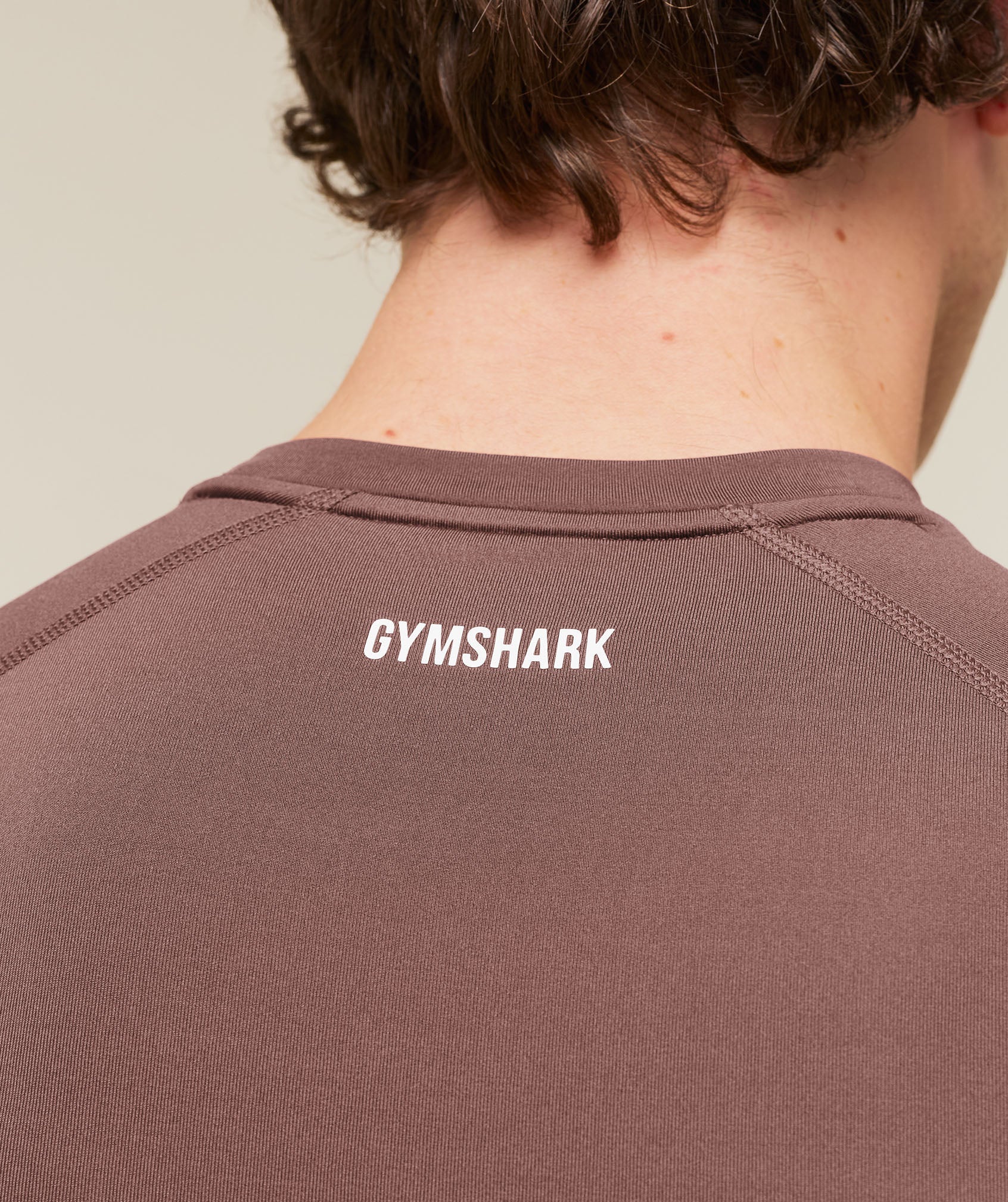 Gymshark Element Baselayer T-Shirt 'Espresso Brown'
