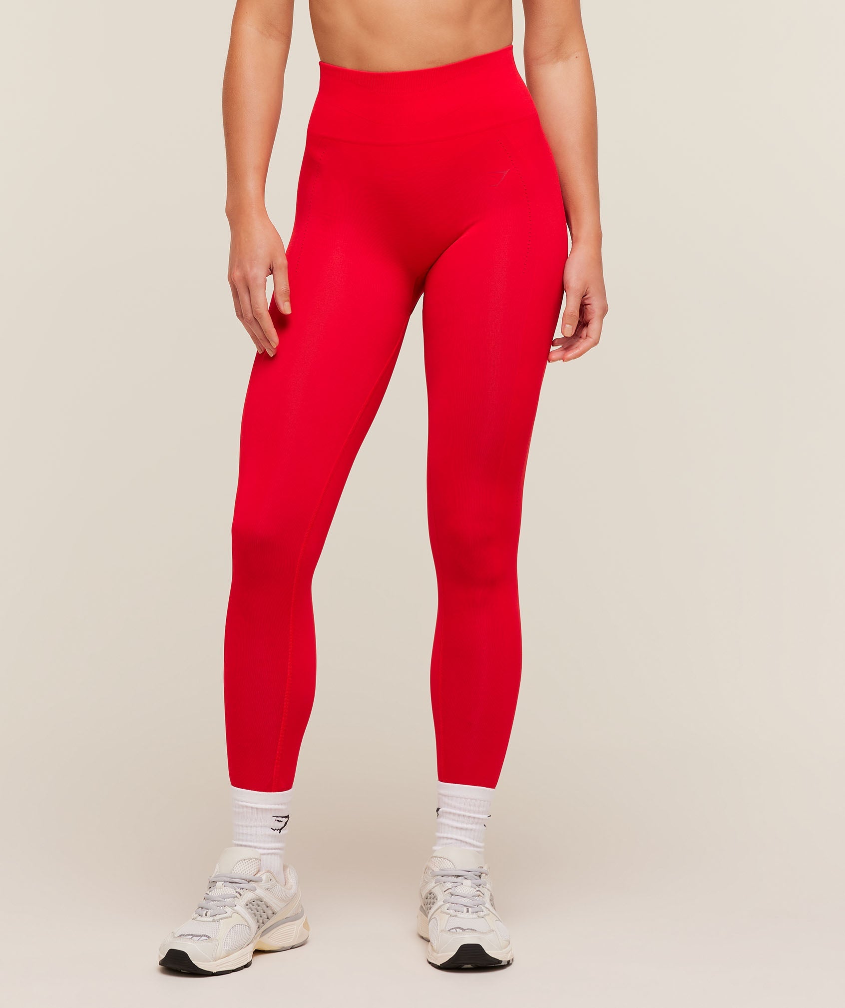 Gymshark Energise Seamless Leggings 'Athletic Red'