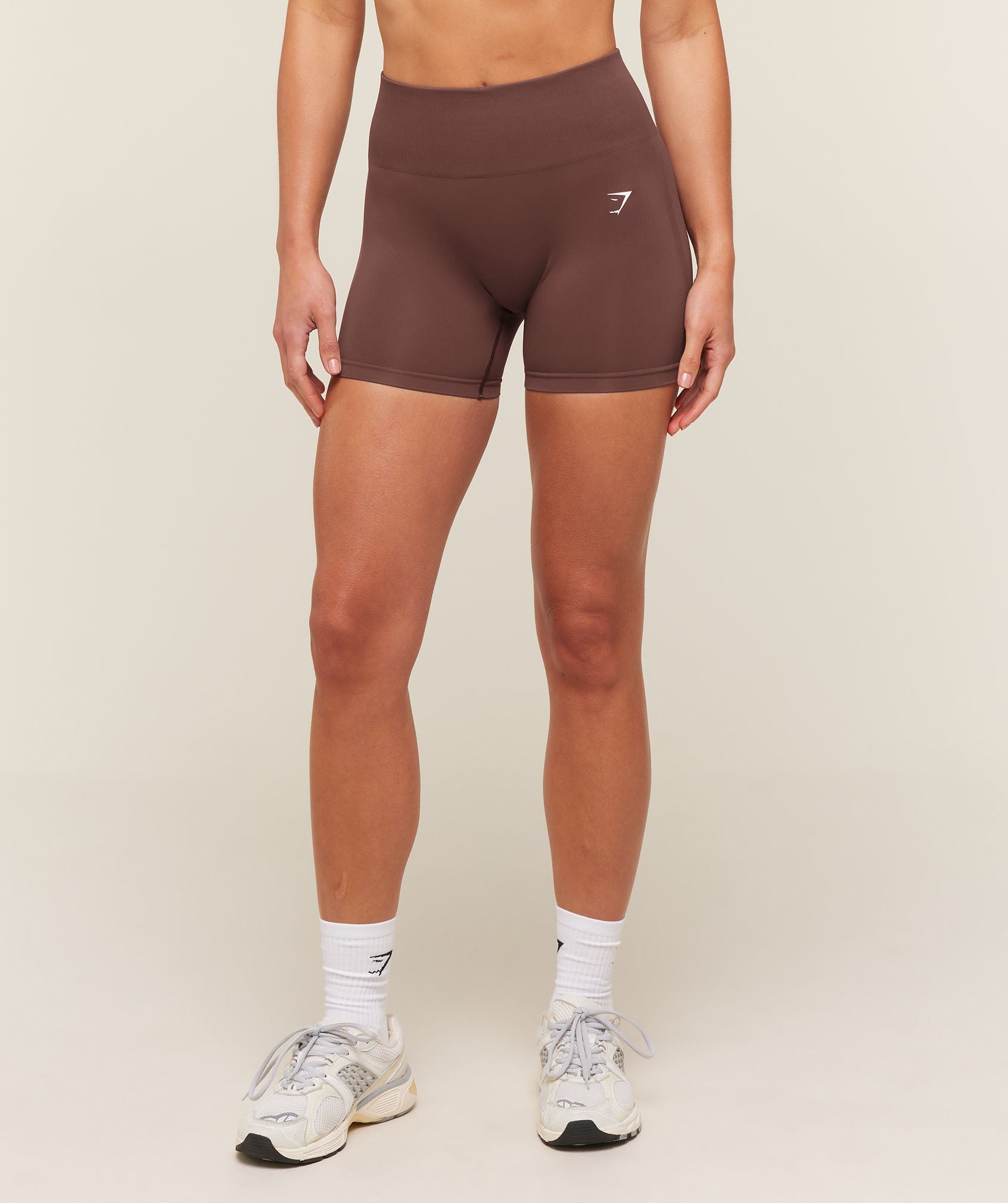Gymshark Everyday Seamless Shorts 'Espresso Brown'