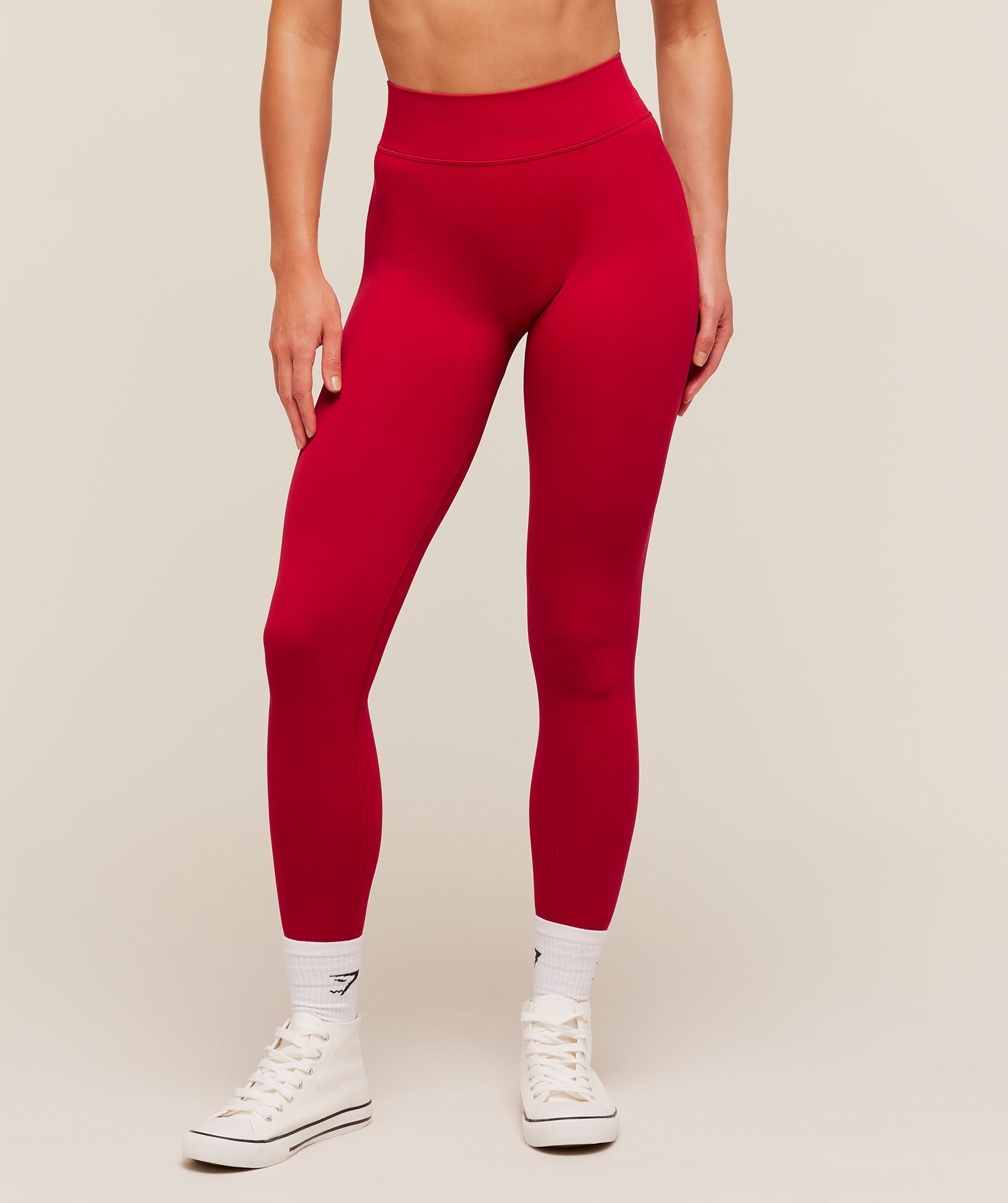 Gymshark Flex V4 Leggings 'Carmine Red'