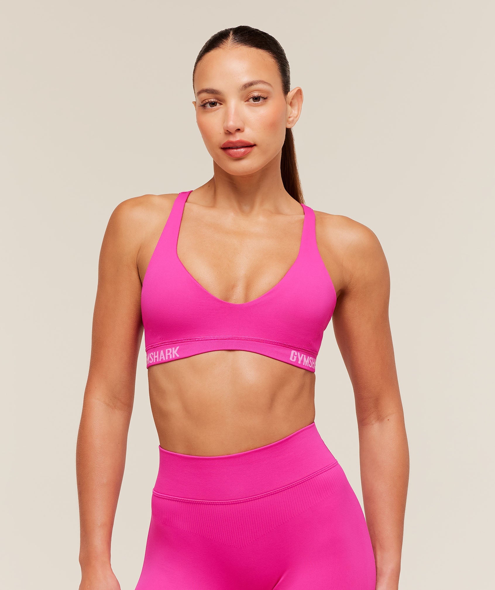 Gymshark Flex V4 Sports Bra 'Super-Set Pink'